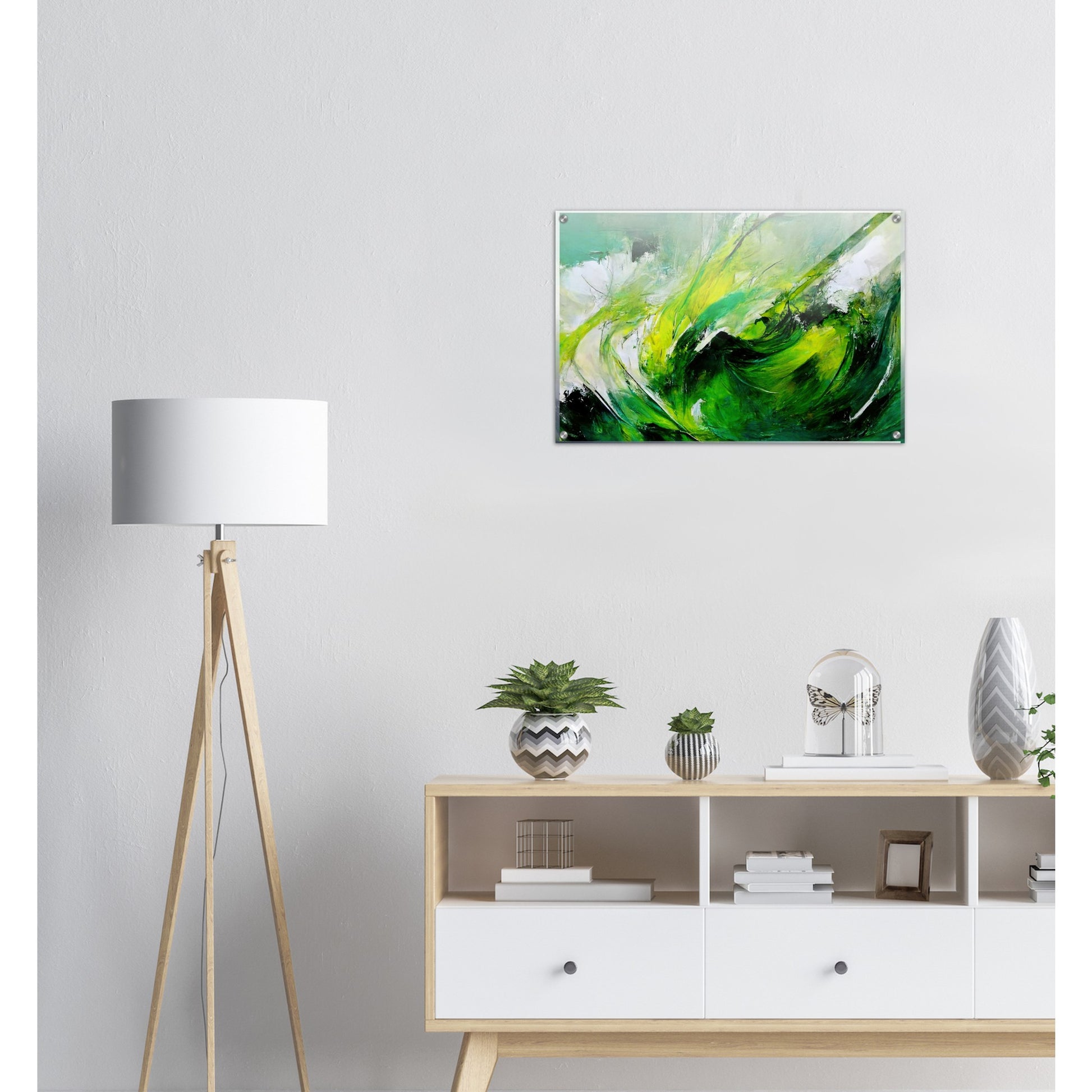 Acrylbild auf Glas - in Museumsqualität - Green Storm - Ölgemälde - Grüner Sturm - Abstract - Klima - Planet - Fineart - Green Sea - Wandkunst - Holzleisten - Poster with frame - Abstract Green Kollektion - artwork - art brand - printed cup personalized - pixelboys - Kunstdrucke - wandbilder - wall art - Kunst auf Tassen - vintage art - Office Poster - Gastrotassen - Wanddekoration - Fineart  - Colorfull - Dynamic - Geschenkidee - Acrylkunst - Geschenkidee - Office Poster - Acryldruck - Abstrakte Kunst -