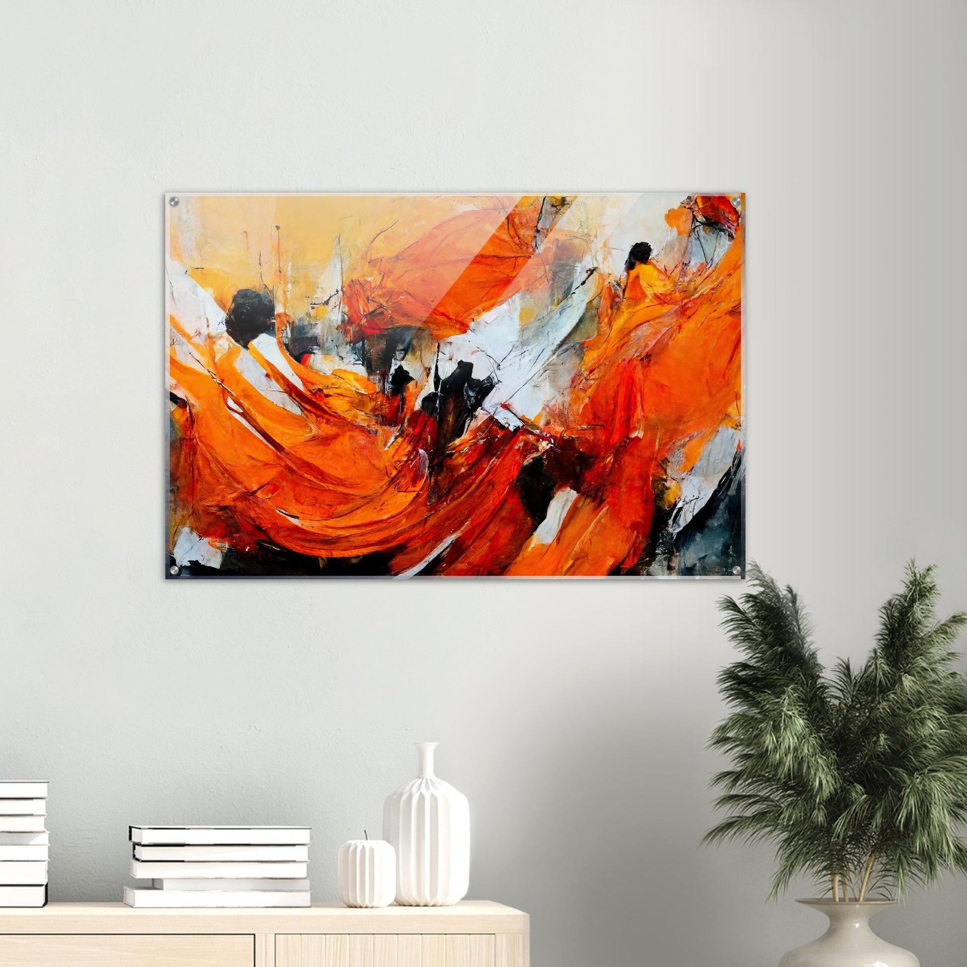 Acrylbild auf Glas - „Strolling in Amsterdam“ - Orange Pain - autumn - Ölgemälde - Abstract - Dutch Art - Abstract - Fineart - Herbstsonne - Wandkunst - Holzrahmen - Poster with frame - Abstract Orange - artwork - art brand - printed cup personalized - Holzleisten - pixelboys - Kunstdrucke - wandbilder - wall art - Kunst auf Tassen  - Office Poster - Gastrotassen - Wanddekoration - Fineart  - Colorfull - Dynamic - Acrylkunst - Geschenkidee - Office Poster - Acryldruck - Abstrakte Kunst -