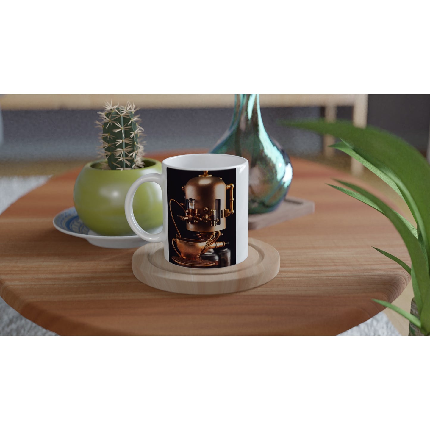 Personalisierbare Tasse - Steampunk - Coffee Maker - No.7 - Collection Cup - Pixelboys - Wandbild - Kunstwerk - Hotelkunst - Kunst auf Postern - Fine Art - Steampunk - Future - Maschine - Poster with frame - Office Poster - Art Brand - Pixelboys - Coffee House - Restaurant Poster - Wall Art - Kunstdruck - Geschenkidee - Kunst auf Acrylglas - Future Coffee Cup - Personalisierbare Tasse - Gastro Tasse - exklusiv - Acryldruck - Gastronomie Poster - Hotelposter - Teestube - Steam Punk Kitchen -   