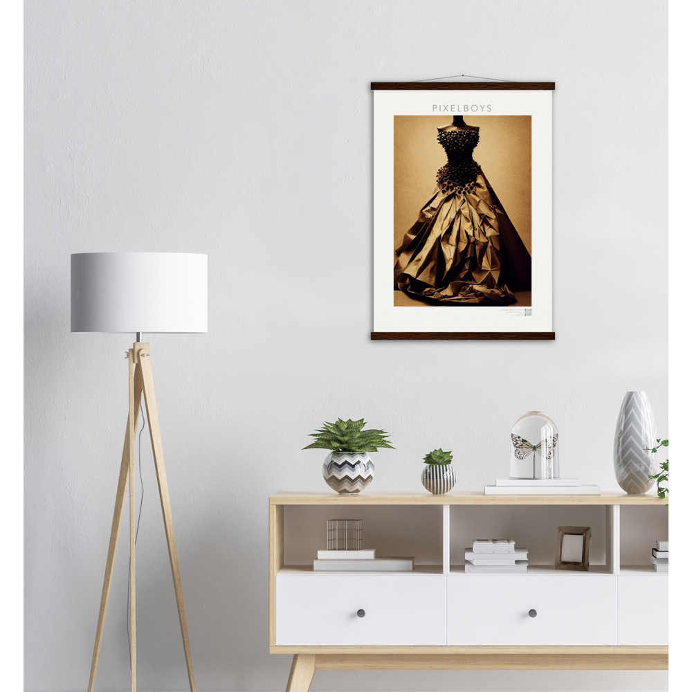 Poster mit Rahmen "Art Du Café" - Hot Fashion - No. 2 - "Isabella" - Kaffebohnen Liebe ♡ - Amore ♡ - Pizza Pasta Love - Kaffe Liebe ♡- Künstler: "The Unknown Artist Nb-517" - Kunstdruck - Wandbild - Poster - Pixelboys - Atelier - Mailand - Rom - Neapel - Turin - Palermo - Catania - Florenz - Genua - Bologna - Bari -