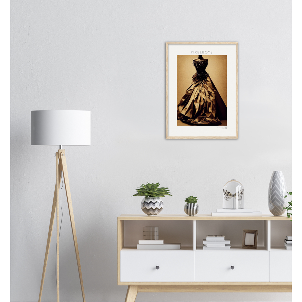 Poster mit Rahmen - Art Du Café - Hot Fashion - No. 2 - "Isabella" - Kaffebohnen Liebe ♡ - Amore ♡ - Pizza Pasta Love - Kaffe Liebe ♡- Künstler: "The Unknown Artist Nb-517" - Kunstdruck - Wandbild - Poster - Pixelboys - Atelier - Mailand - Rom - Neapel - Turin - Palermo - Catania - Florenz - Genua - Bologna - Bari -