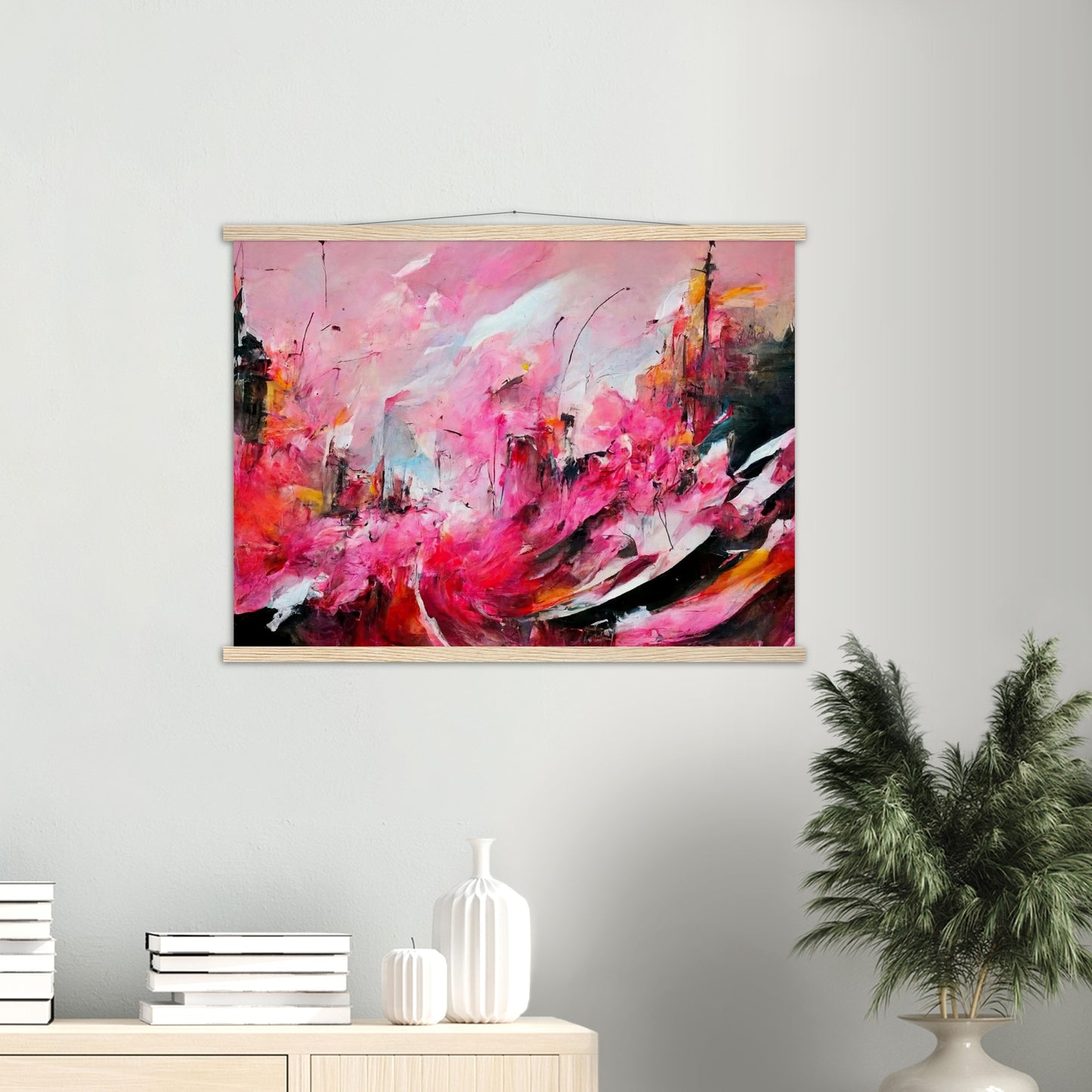 Poster mit Leisten (Holz) in Museumsqualität - Spring in Saint-Rémy - France - Frühling - France - de-Provence - Ölgemälde - Abstract -  Art de France - Posterleisten - Fineart - Posterrahmen  - Wandkunst - Holzrahmen - Poster with frame - Abstract Pink - artwork - art brand - printed cup personalized - Holzleisten - pixelboys - Kunstdrucke - wandbilder - wall art - Kunst auf Tassen  - Office Poster - Gastrotassen - Wanddekoration - Acrylkunst - Geschenkidee - Office Poster - Acryldruck - Abstrakte Kunst -