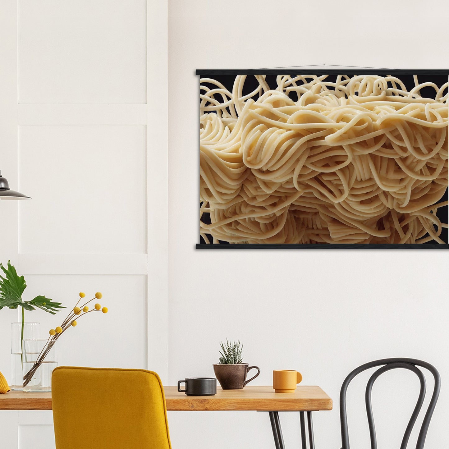 Poster mit Leisten (Holz) in Museumsqualität - Noodle Knot - Pasta Love - Italien - China - Restaurant - Nudeln - Nudelknoten - Pasta - Teigwaren  - Wandkunst - Kunstdruck - Acryldruck - Kunstwerk - Office Poster - Poster mit Rahmen - Kaffee Tasse - Poster mit Leisten - Bedruckte Tassen - Kunst Marke - Art Brand - Kunstdrucke - Papier: 250g/qm - Künstler: Pixelboys - Office Poster - Poster with frame - Geschenkidee - Atelier Rome - Atelier Bologna - Atelier Milano -