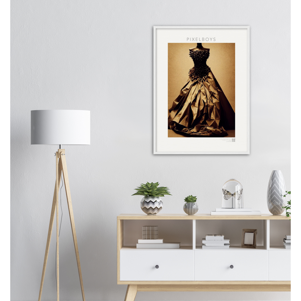 Poster mit Rahmen - Art Du Café - Hot Fashion - No. 2 - "Isabella" - Kaffebohnen Liebe ♡ - Amore ♡ - Pizza Pasta Love - Kaffe Liebe ♡- Künstler: "The Unknown Artist Nb-517" - Kunstdruck - Wandbild - Poster - Pixelboys - Atelier - Mailand - Rom - Neapel - Turin - Palermo - Catania - Florenz - Genua - Bologna - Bari -