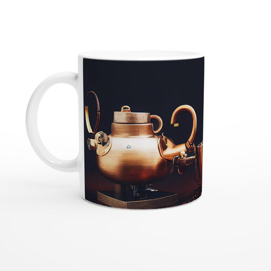 Sammeltasse - in Museumsqualität - Steampunk - Coffee Maker - No.4 - Collection Cup - Pixelboys - Wandbild - Kunstwerk - Hotelkunst - Kunst auf Postern - Fine Art - Steampunk - Future - Maschine - Poster with frame - Office Poster - Art Brand - Pixelboys - Coffee House - Restaurant Poster - Wall Art - Kunstdruck - Geschenkidee - Kunst auf Acrylglas - Future Coffee Cup - Personalisierbare Tasse - Gastro Tasse - exklusiv - Acryldruck - Gastronomie Poster - Hotelposter - Steam Punk Kitchen -   