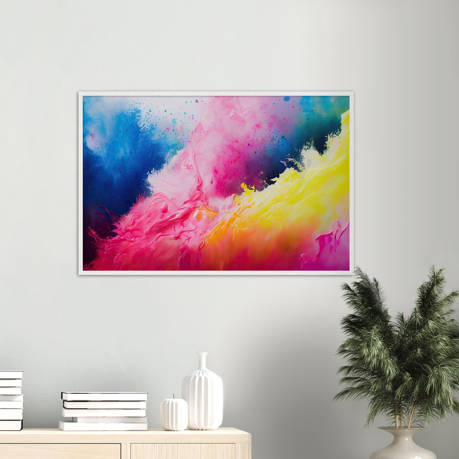 Poster mit Rahmen (Holz) in Museumsqualität - Playground - Ölgemälde - Kindergarden - Cubism - Holzleisten - Fineart - Sea - Wandkunst - Poster with frame - Abstract Playground Kollektion - artwork - art brand - printed cup personalized - pixelboys - Kunstdrucke - wandbilder - wall art - Kunst auf Tassen - vintage art - Office Poster - Gastrotassen - Wanddekoration - Fineart  - Colorfull - Icecream - Geschenkidee - Acrylkunst - Geschenkidee - Office Poster - Acryldruck - Abstrakte Kunst