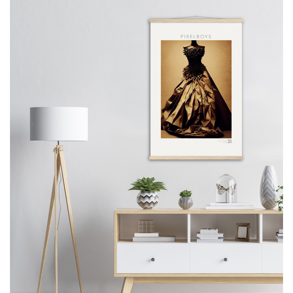 Poster mit Rahmen "Art Du Café" - Hot Fashion - No. 2 - "Isabella" - Kaffebohnen Liebe ♡ - Amore ♡ - Pizza Pasta Love - Kaffe Liebe ♡- Künstler: "The Unknown Artist Nb-517" - Kunstdruck - Wandbild - Poster - Pixelboys - Atelier - Mailand - Rom - Neapel - Turin - Palermo - Catania - Florenz - Genua - Bologna - Bari -