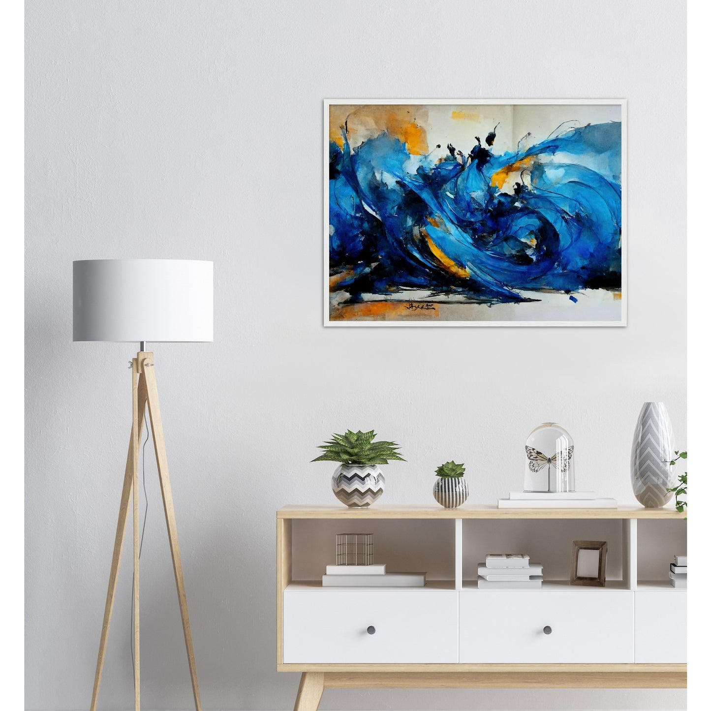 Poster mit Rahmen (Holz) in Museumsqualität - Dancing Dervish - Art of Islam - Fineart - Dancing - Wandkunst - Poster with frame - Abstract Blue Kollektion - artwork - art brand - printed cup personalized - pixelboys - Kunstdrucke - wandbilder - wall art - Kunst auf Tassen - vintage art - Office Poster - Gastrotassen - Wanddekoration - Geschenkidee  - Sufis Dance - Derwisch - Sufismus - Geschenkidee - Acrylkunst - Weisheit - Geschenkidee - Office Poster - Acryldruck -