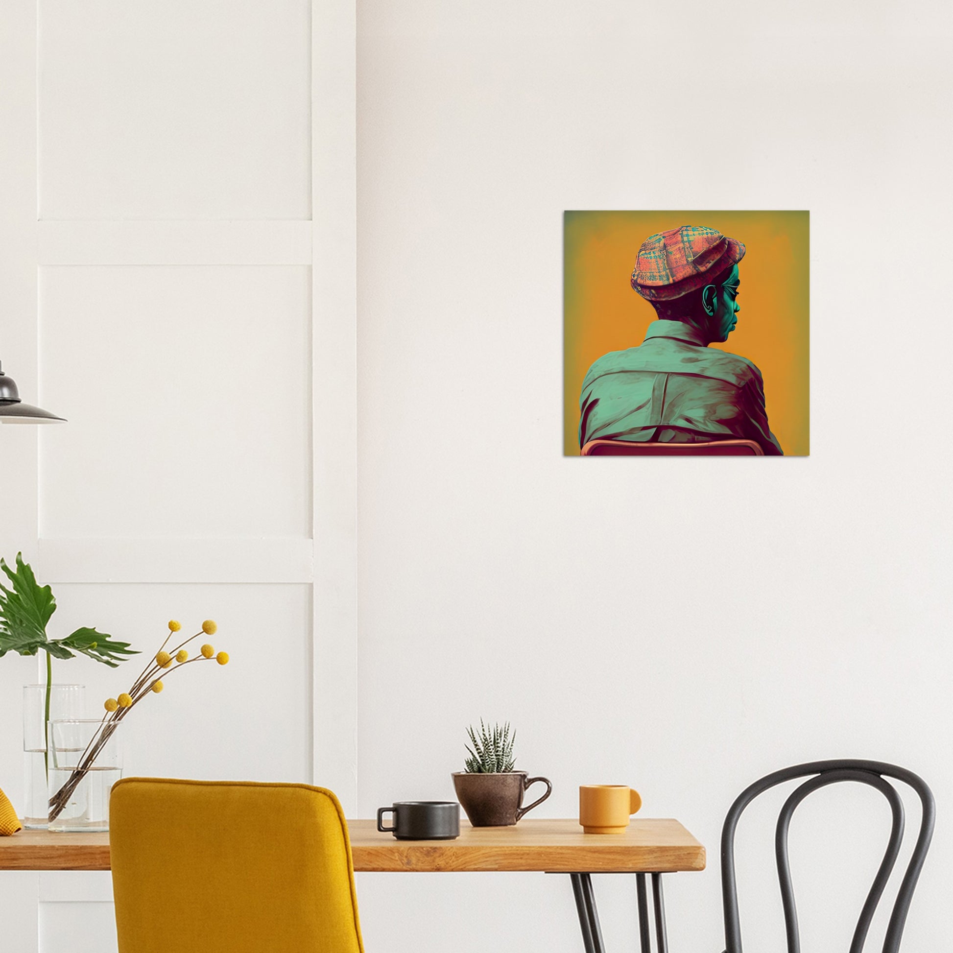 Poster in Museumsqualität - Listening - The Father - Conrad - rasism - motherhood - Posterleisten - USA - Fineart - Posterrahmen  - Wandkunst - Holzrahmen - Poster with frame - people of color - artwork - art brand - printed cup personalized - Holzleisten - pixelboys - Kunstdrucke - wandbilder - wall art - Kunst auf Tassen  - Office Poster - Gastrotassen - Wanddekoration - Acrylkunst - Geschenkidee - Office Poster - Acryldruck - Abstrakte Kunst - Family Art -