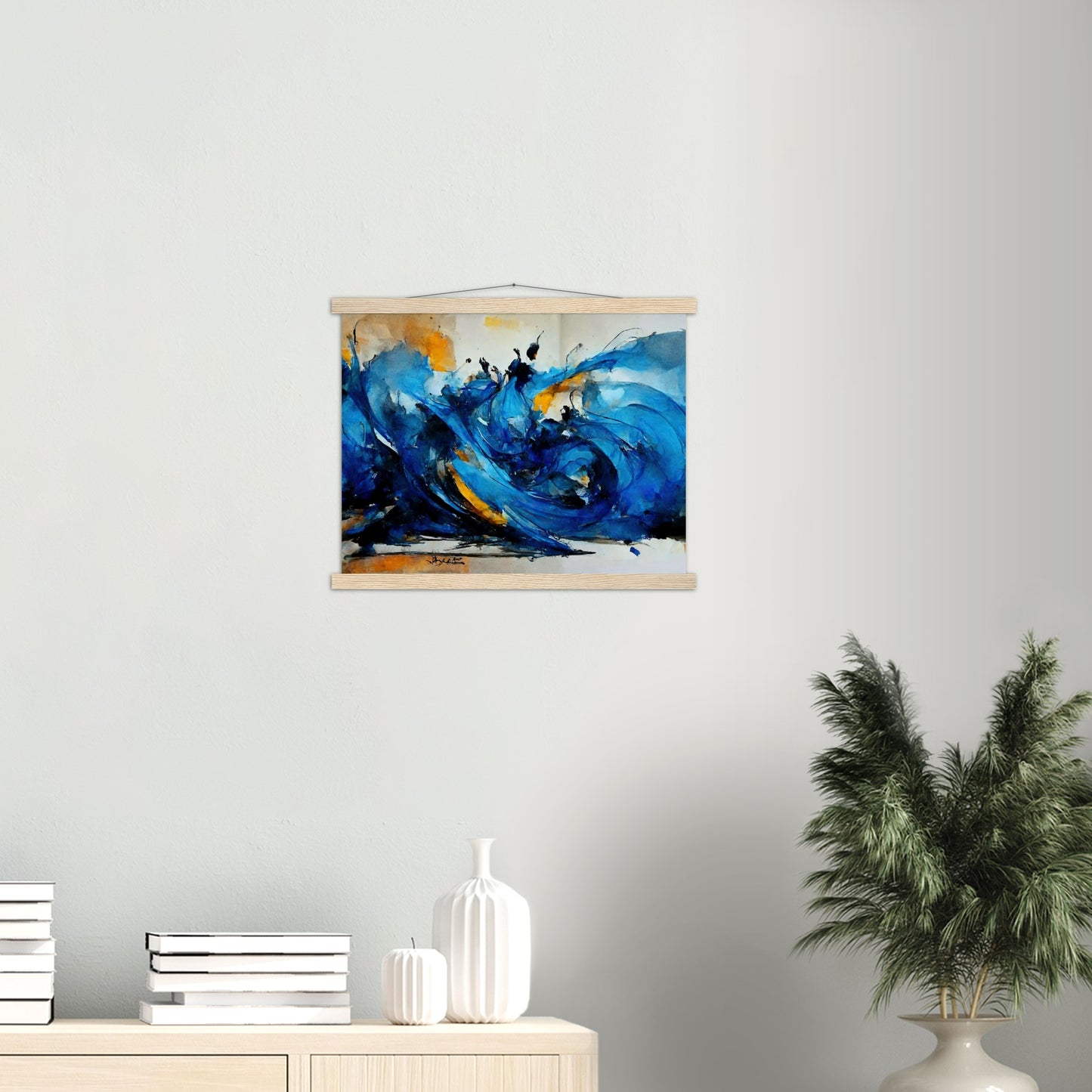 Poster mit Leisten (Holz) in Museumsqualität - Dancing Dervish - Art of Islam - Fineart - Dancing - Wandkunst - Poster with frame - Abstract Blue Kollektion - artwork - art brand - printed cup personalized - pixelboys - Kunstdrucke - wandbilder - wall art - Kunst auf Tassen - vintage art - Office Poster - Gastrotassen - Wanddekoration - Geschenkidee  - Sufis Dance - Derwisch - Sufismus - Geschenkidee - Acrylkunst - Weisheit - Geschenkidee - Office Poster - Acryldruck -