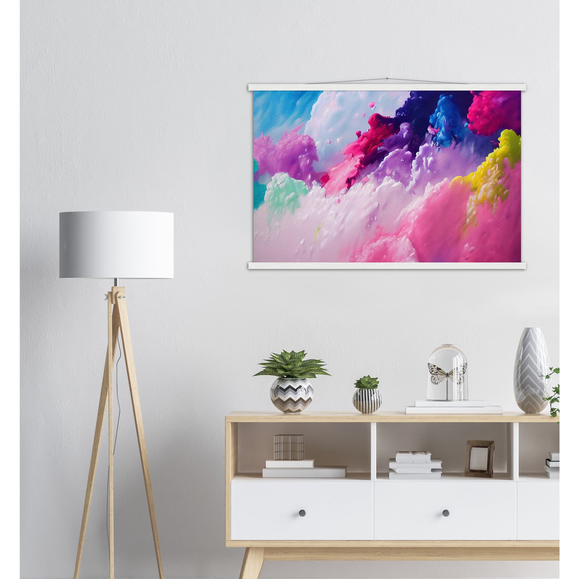 Poster mit Holzleisten - in Museumsqualität - Candy floss - Süßigkeiten - Kindheit - Cubism - Holzleisten - Fineart - Zuckerwatte - Wandkunst - Poster with frame - Abstract Kollektion - artwork - art brand - printed cup personalized - pixelboys - Kunstdrucke - wandbilder - wall art - Kunst auf Tassen - vintage art - Office Poster - Gastrotassen - Wanddekoration - Geschenkidee  - Cabdyland - Icecream - Geschenkidee - Acrylkunst - Geschenkidee - Office Poster - Acryldruck - Abstrakte Kunst