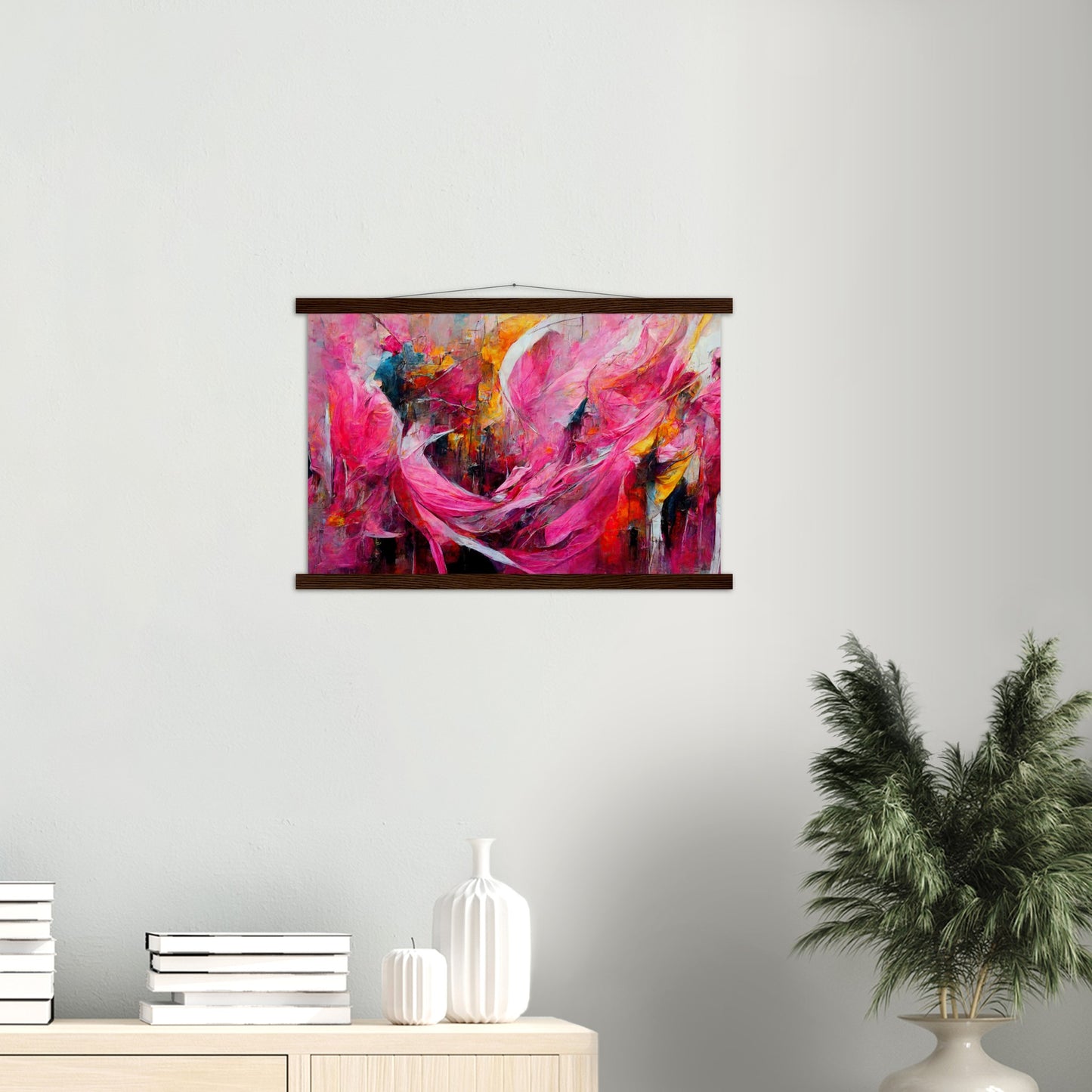 Poster mit Leisten (Holz) in Museumsqualität - Carnival in Venice - Italy - ölgemälde - Italy Abstract Art - Posterleisten - Fineart - Posterrahmen  - Wandkunst - Holzrahmen - Poster with frame - Abstract Pink - artwork - art brand - printed cup personalized - Holzleisten - pixelboys - Kunstdrucke - wandbilder - wall art - Kunst auf Tassen  - Office Poster - Gastrotassen - Wanddekoration - Acrylkunst - Geschenkidee - Office Poster - Acryldruck - Abstrakte Kunst - Pink Art -