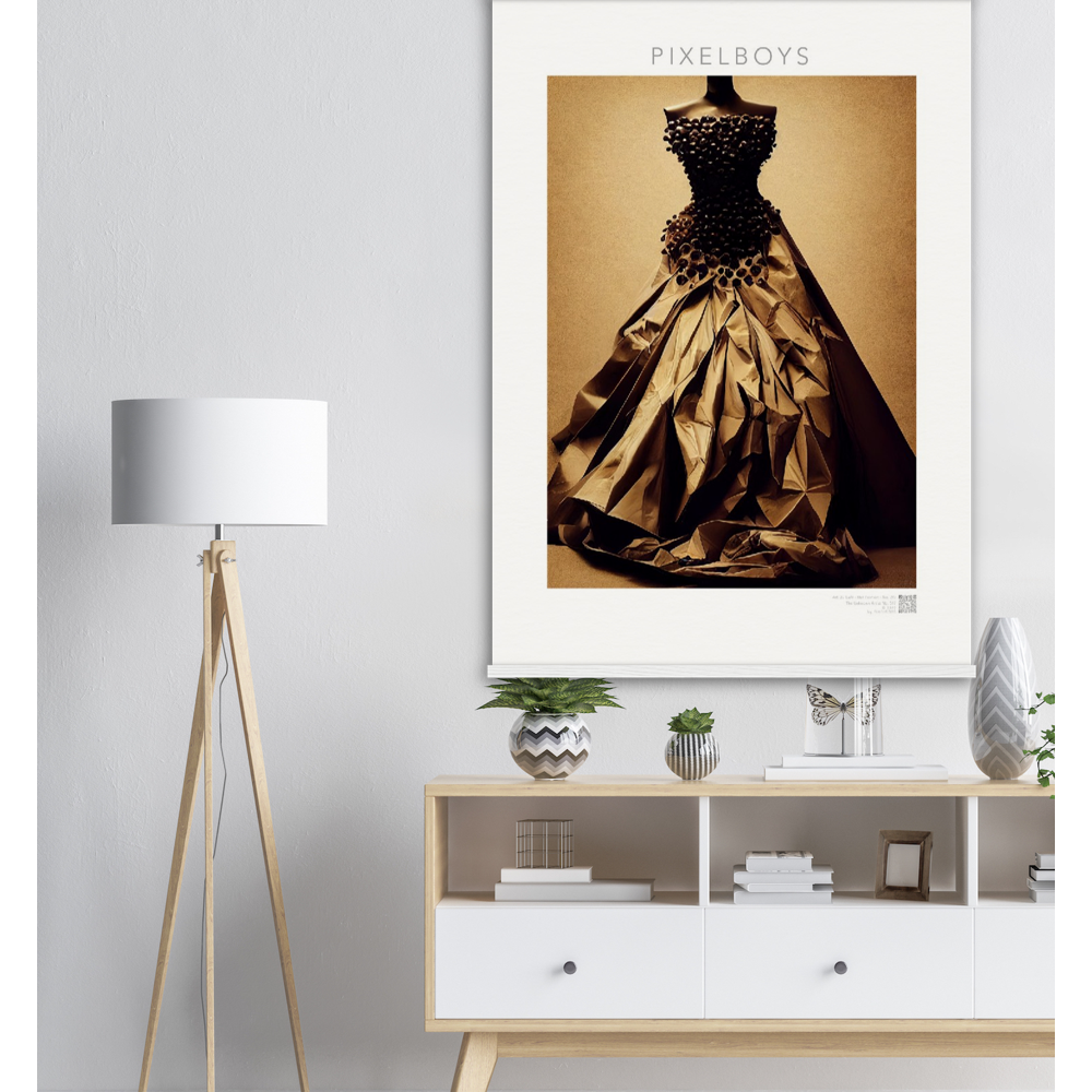 Poster mit Rahmen "Art Du Café" - Hot Fashion - No. 2 - "Isabella" - Kaffebohnen Liebe ♡ - Amore ♡ - Pizza Pasta Love - Kaffe Liebe ♡- Künstler: "The Unknown Artist Nb-517" - Kunstdruck - Wandbild - Poster - Pixelboys - Atelier - Mailand - Rom - Neapel - Turin - Palermo - Catania - Florenz - Genua - Bologna - Bari -