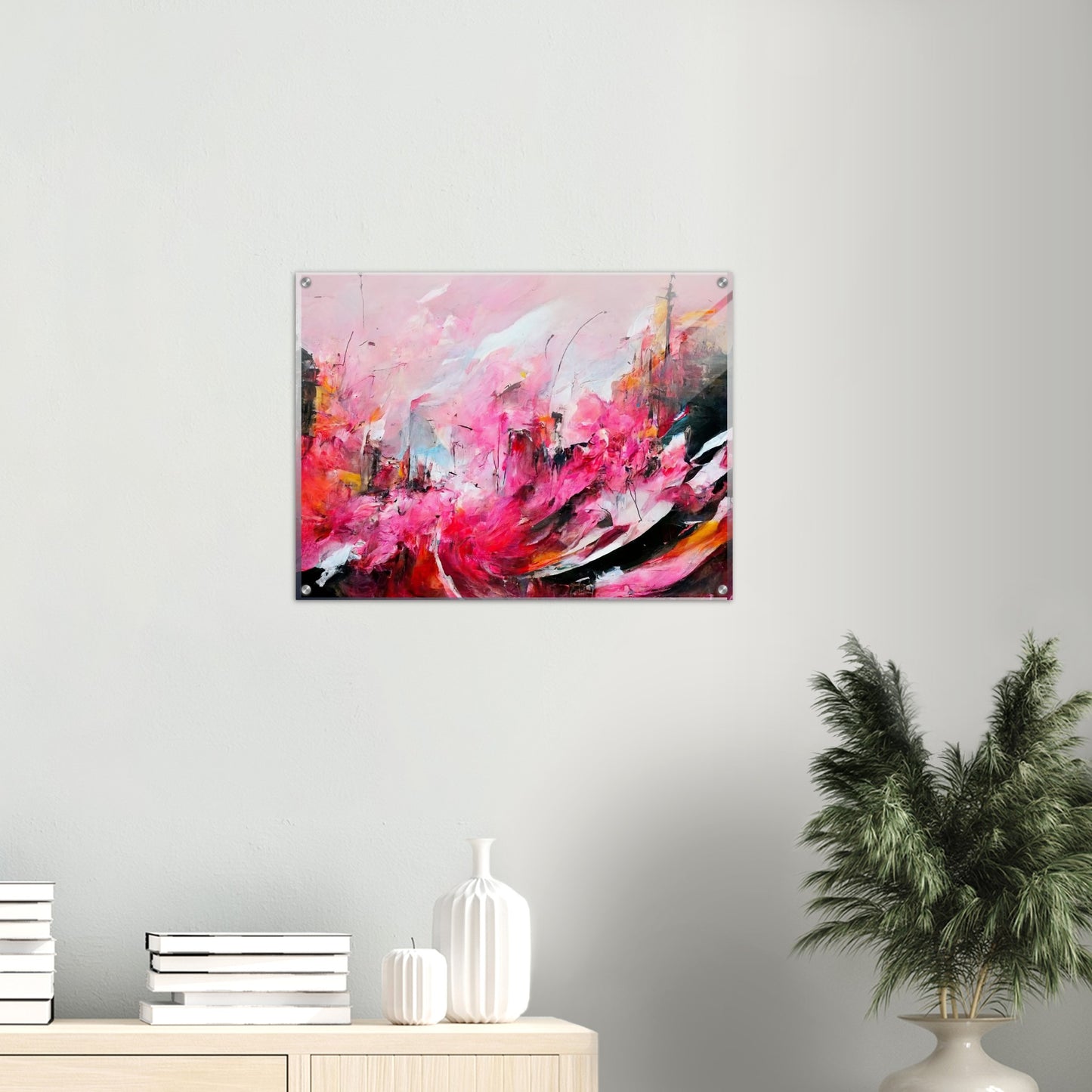 Acrylbild auf Glas in Museumsqualität - Spring in Saint-Rémy - France - Frühling - France - de-Provence - Ölgemälde - Abstract -  Art de France - Posterleisten - Fineart - Posterrahmen  - Wandkunst - Holzrahmen - Poster with frame - Abstract Pink - artwork - art brand - printed cup personalized - Holzleisten - pixelboys - Kunstdrucke - wandbilder - wall art - Kunst auf Tassen  - Office Poster - Gastrotassen - Wanddekoration - Acrylkunst - Geschenkidee - Office Poster - Acryldruck - Abstrakte Kunst -