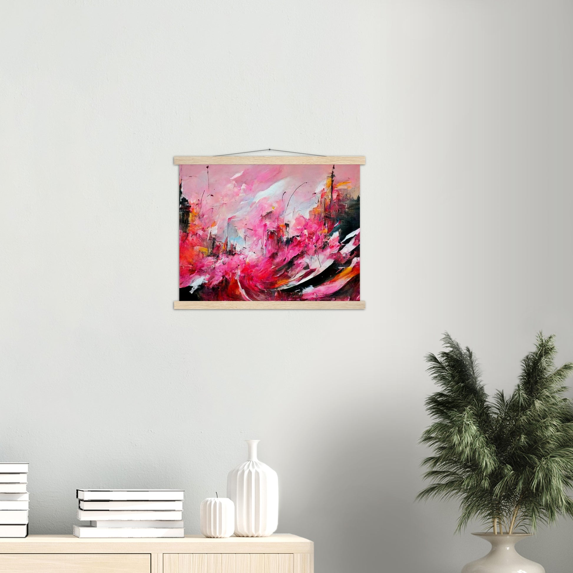 Poster mit Leisten (Holz) in Museumsqualität - Spring in Saint-Rémy - France - Frühling - France - de-Provence - Ölgemälde - Abstract -  Art de France - Posterleisten - Fineart - Posterrahmen  - Wandkunst - Holzrahmen - Poster with frame - Abstract Pink - artwork - art brand - printed cup personalized - Holzleisten - pixelboys - Kunstdrucke - wandbilder - wall art - Kunst auf Tassen  - Office Poster - Gastrotassen - Wanddekoration - Acrylkunst - Geschenkidee - Office Poster - Acryldruck - Abstrakte Kunst -