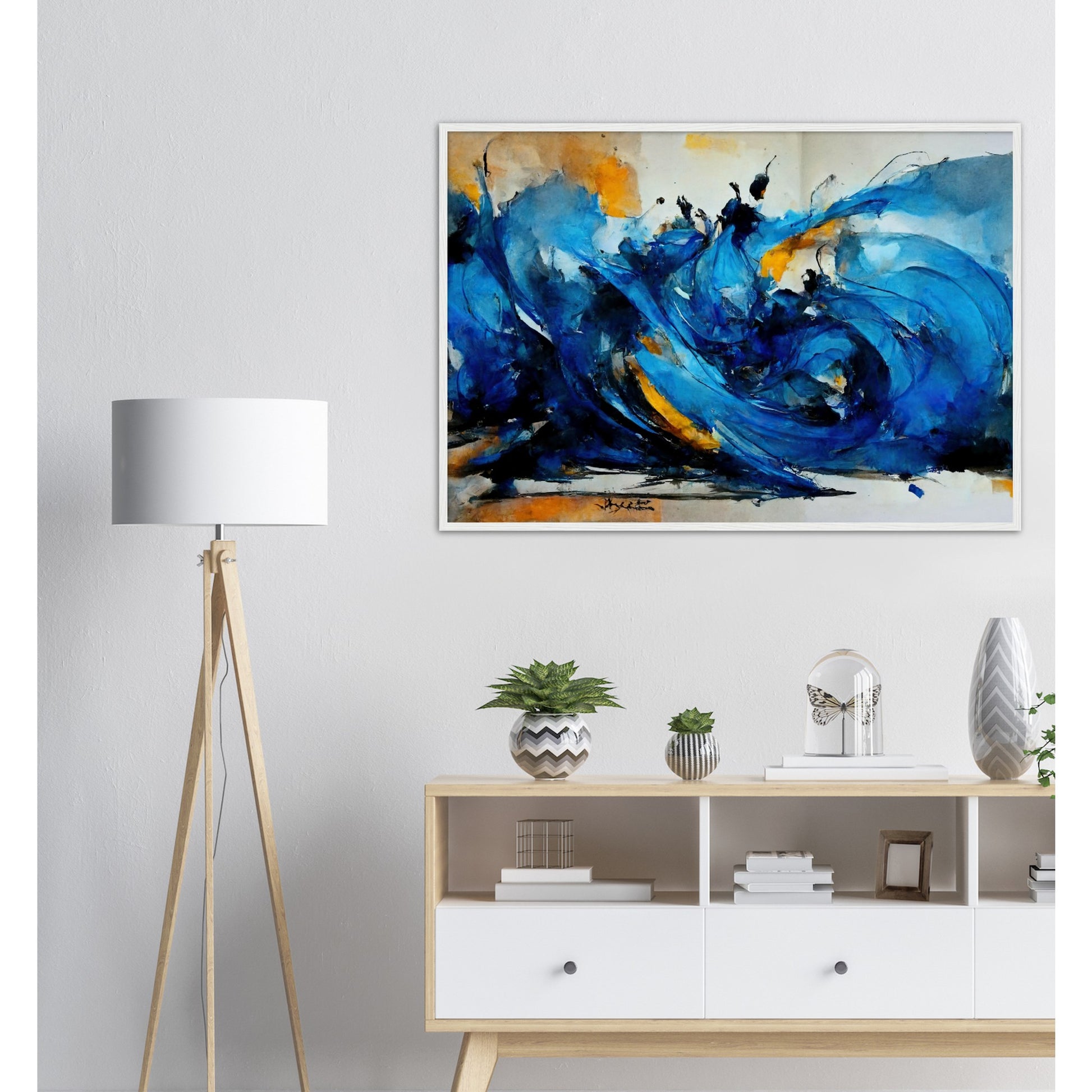 Poster mit Rahmen (Holz) in Museumsqualität - Dancing Dervish - Art of Islam - Fineart - Dancing - Wandkunst - Poster with frame - Abstract Blue Kollektion - artwork - art brand - printed cup personalized - pixelboys - Kunstdrucke - wandbilder - wall art - Kunst auf Tassen - vintage art - Office Poster - Gastrotassen - Wanddekoration - Geschenkidee  - Sufis Dance - Derwisch - Sufismus - Geschenkidee - Acrylkunst - Weisheit - Geschenkidee - Office Poster - Acryldruck -