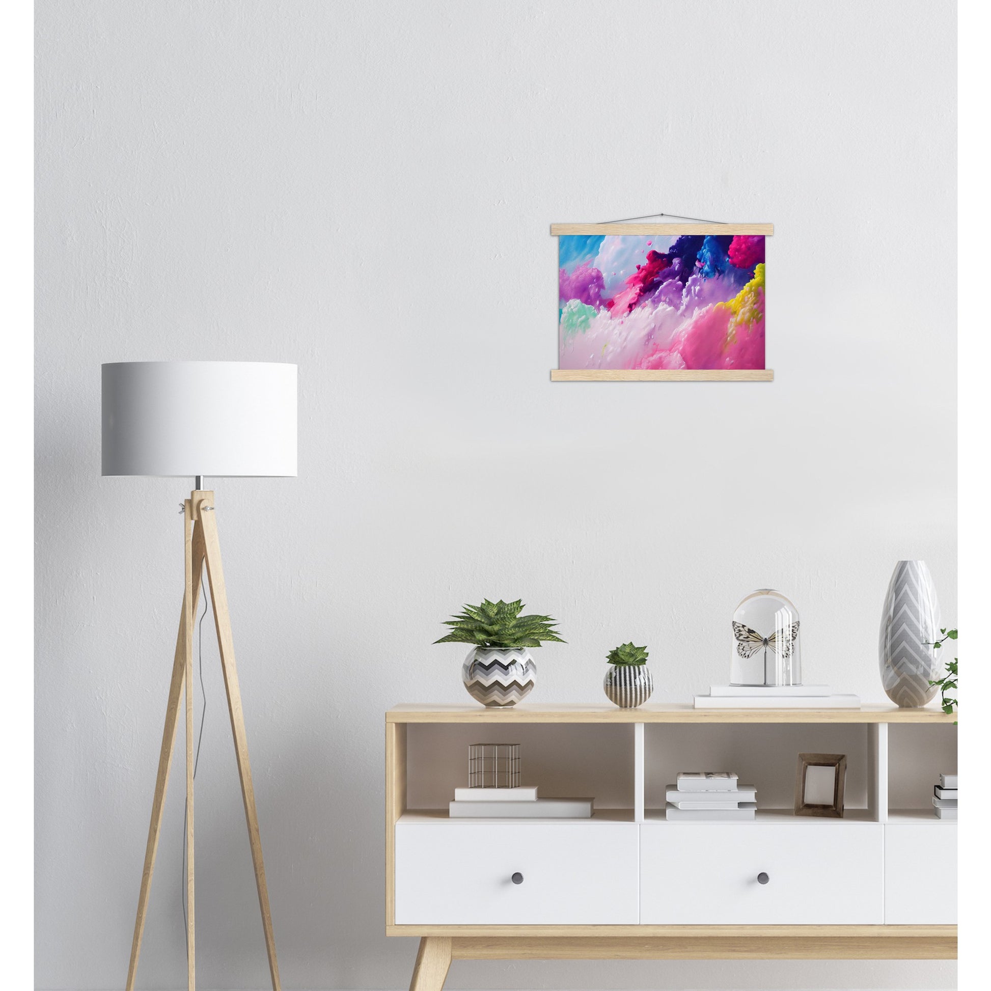 Poster mit Holzleisten - in Museumsqualität - Candy floss - Süßigkeiten - Kindheit - Cubism - Holzleisten - Fineart - Zuckerwatte - Wandkunst - Poster with frame - Abstract Kollektion - artwork - art brand - printed cup personalized - pixelboys - Kunstdrucke - wandbilder - wall art - Kunst auf Tassen - vintage art - Office Poster - Gastrotassen - Wanddekoration - Geschenkidee  - Cabdyland - Icecream - Geschenkidee - Acrylkunst - Geschenkidee - Office Poster - Acryldruck - Abstrakte Kunst