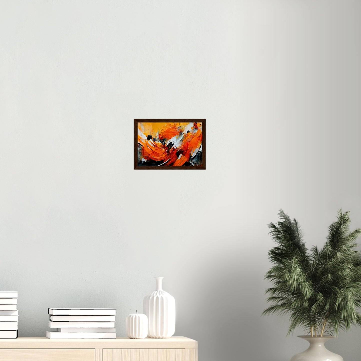 Poster mit Rahmen - „Strolling in Amsterdam“ - Orange Pain - autumn - Ölgemälde - Abstract - Dutch Art - Abstract - Fineart - Herbstsonne - Wandkunst - Holzrahmen - Poster with frame - Abstract Orange - artwork - art brand - printed cup personalized - Holzleisten - pixelboys - Kunstdrucke - wandbilder - wall art - Kunst auf Tassen  - Office Poster - Gastrotassen - Wanddekoration - Fineart  - Colorfull - Dynamic - Acrylkunst - Geschenkidee - Office Poster - Acryldruck - Abstrakte Kunst -