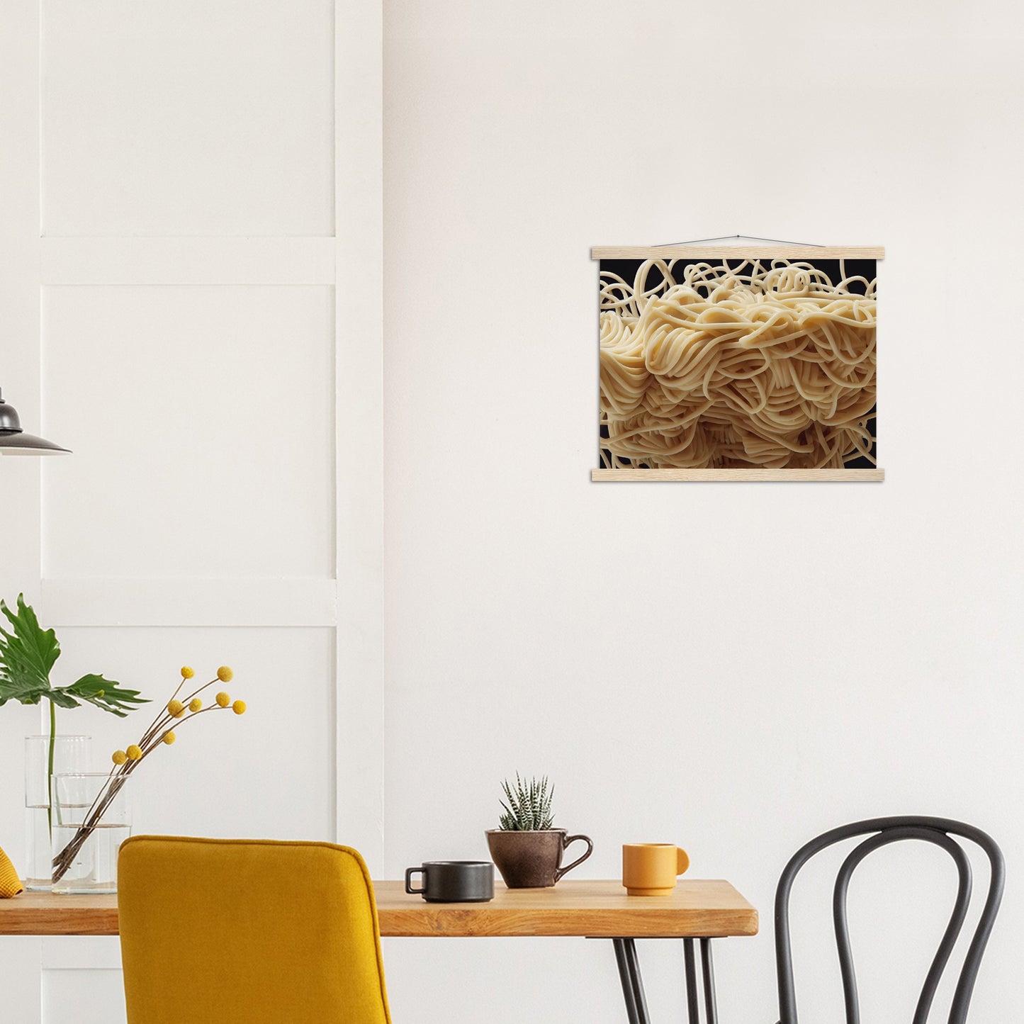 Poster mit Leisten (Holz) in Museumsqualität - Noodle Knot - Pasta Love - Italien - China - Restaurant - Nudeln - Nudelknoten - Pasta - Teigwaren  - Wandkunst - Kunstdruck - Acryldruck - Kunstwerk - Office Poster - Poster mit Rahmen - Kaffee Tasse - Poster mit Leisten - Bedruckte Tassen - Kunst Marke - Art Brand - Kunstdrucke - Papier: 250g/qm - Künstler: Pixelboys - Office Poster - Poster with frame - Geschenkidee - Atelier Rome - Atelier Bologna - Atelier Milano -