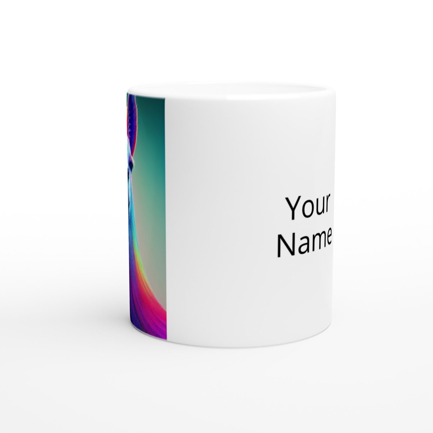 Personalisierbare Tasse - Karma Lama No. 3 - "Bob" - Wandbild - Bob the Drag Queen - LGBTQI+ - Christopher Street Day - Pride Month - Lesbian - Gay - Bisexual - Transgender - Queer & Intersexual - rainbow flag - unicorn - einhorn - rainbow - regenbogen - bedruckte tasse - heteronormativity - Drag Queens - Asexual - Künstler: "John Grayst" - Pixelboys - Atelier - Acryldruck - Museum - Germany - Berlin - USA - America - New York City - Los Angeles - Chicago - Houston - Phoenix - Philadelphia - Paris - Rom -