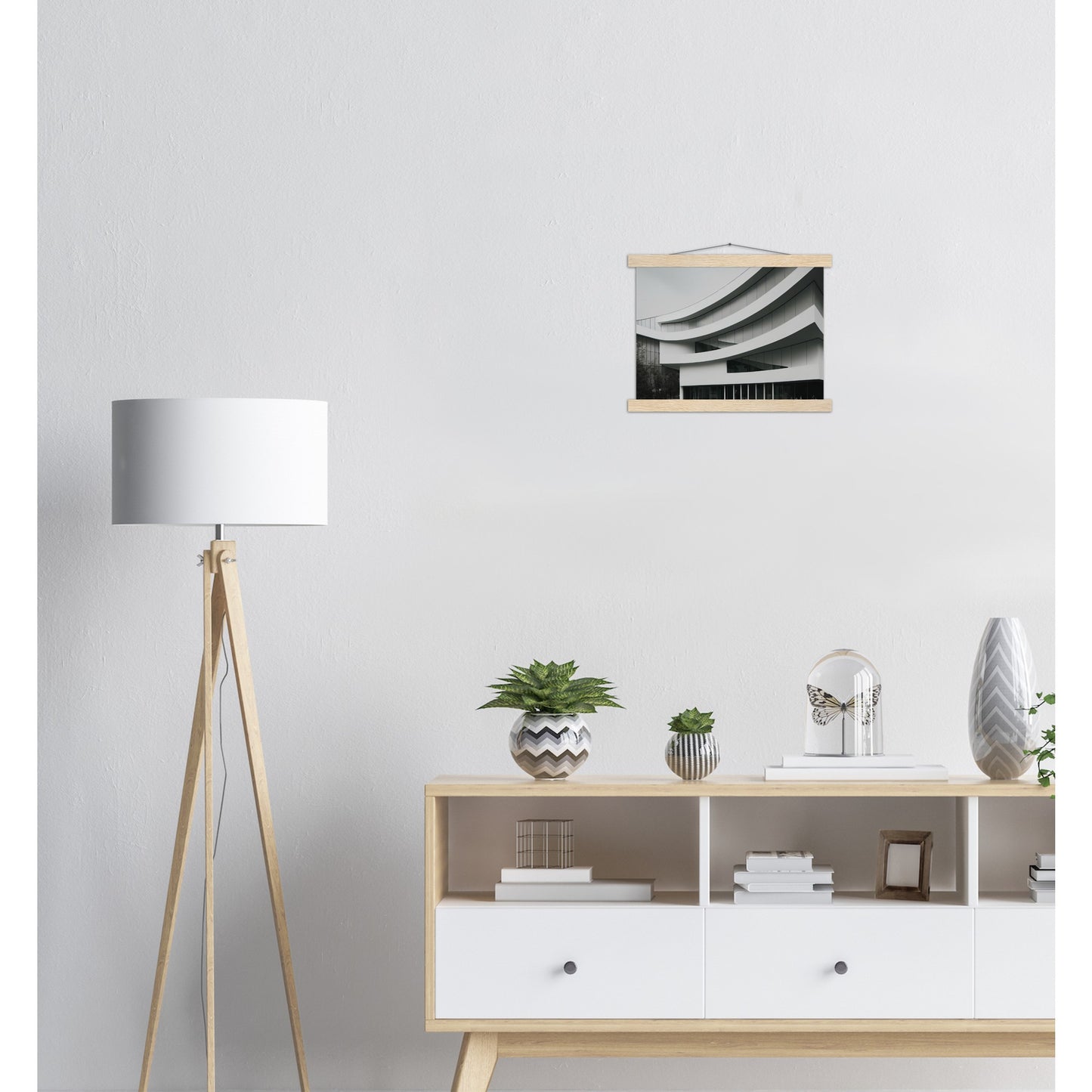 Poster mit Leisten (Holz) - Modern Architecture - Tokyo - Art Design - Fineart - Wandkunst - Poster with frame - vintage architecture - future architecture Japan - home castle - artwork - art brand - printed cup personalized - pixelboys - japan - Kunstdrucke - wandbilder - wall art - Kunst auf Tassen - Office Poster - Gastrotassen - Wanddekoration - Geschenkidee - Skyline - Tokio - city Architecture - urbanism - Geschenkidee - 東京 Tōkyō