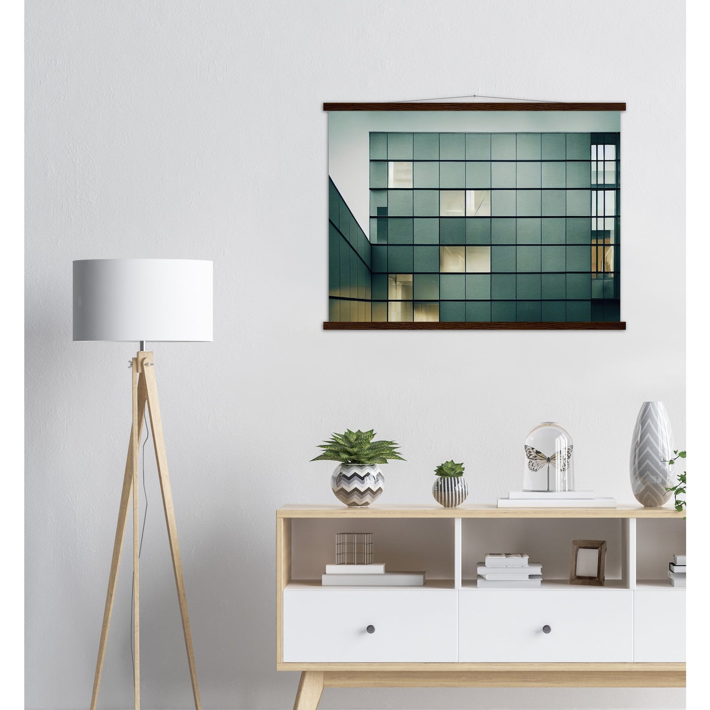 Poster mit Leisten (Holz) - in Museumsqualität - Modern Architecture - Moscow - Peace - Art of Russia - Fineart - Wandkunst - Poster with frame - vintage architecture - moscow future architecture  - Red place - artwork - art brand - printed cup personalized - pixelboys - moscow - Kunstdrucke - wandbilder - wall art - Kunst auf Tassen - Office Poster - Gastrotassen - Wanddekoration - Geschenkidee - Skyline - Russia - city Architecture - urbanism - Geschenkidee - Moscow Metro  - ☮ -