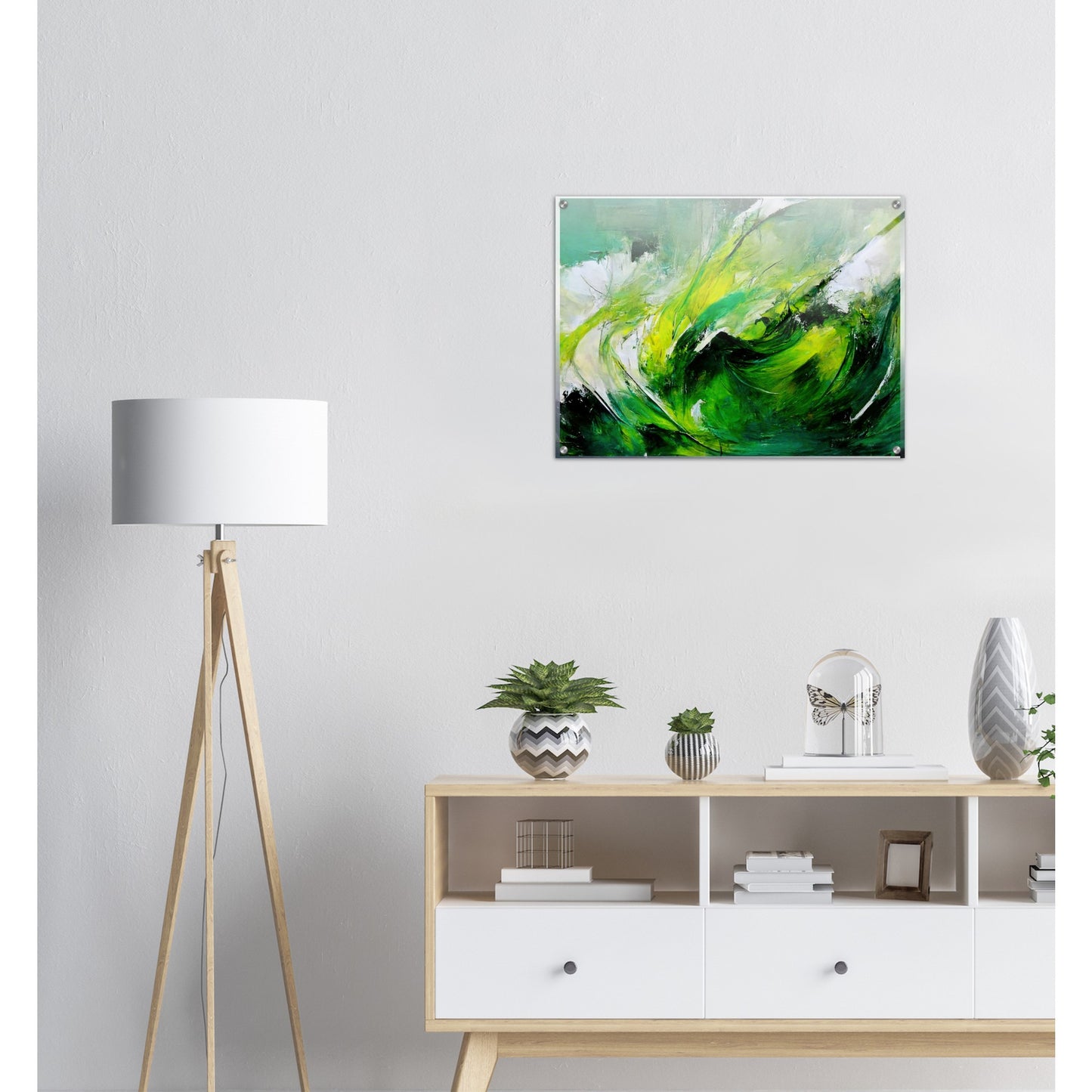 Acrylbild auf Glas - in Museumsqualität - Green Storm - Ölgemälde - Grüner Sturm - Abstract - Klima - Planet - Fineart - Green Sea - Wandkunst - Holzleisten - Poster with frame - Abstract Green Kollektion - artwork - art brand - printed cup personalized - pixelboys - Kunstdrucke - wandbilder - wall art - Kunst auf Tassen - vintage art - Office Poster - Gastrotassen - Wanddekoration - Fineart  - Colorfull - Dynamic - Geschenkidee - Acrylkunst - Geschenkidee - Office Poster - Acryldruck - Abstrakte Kunst -