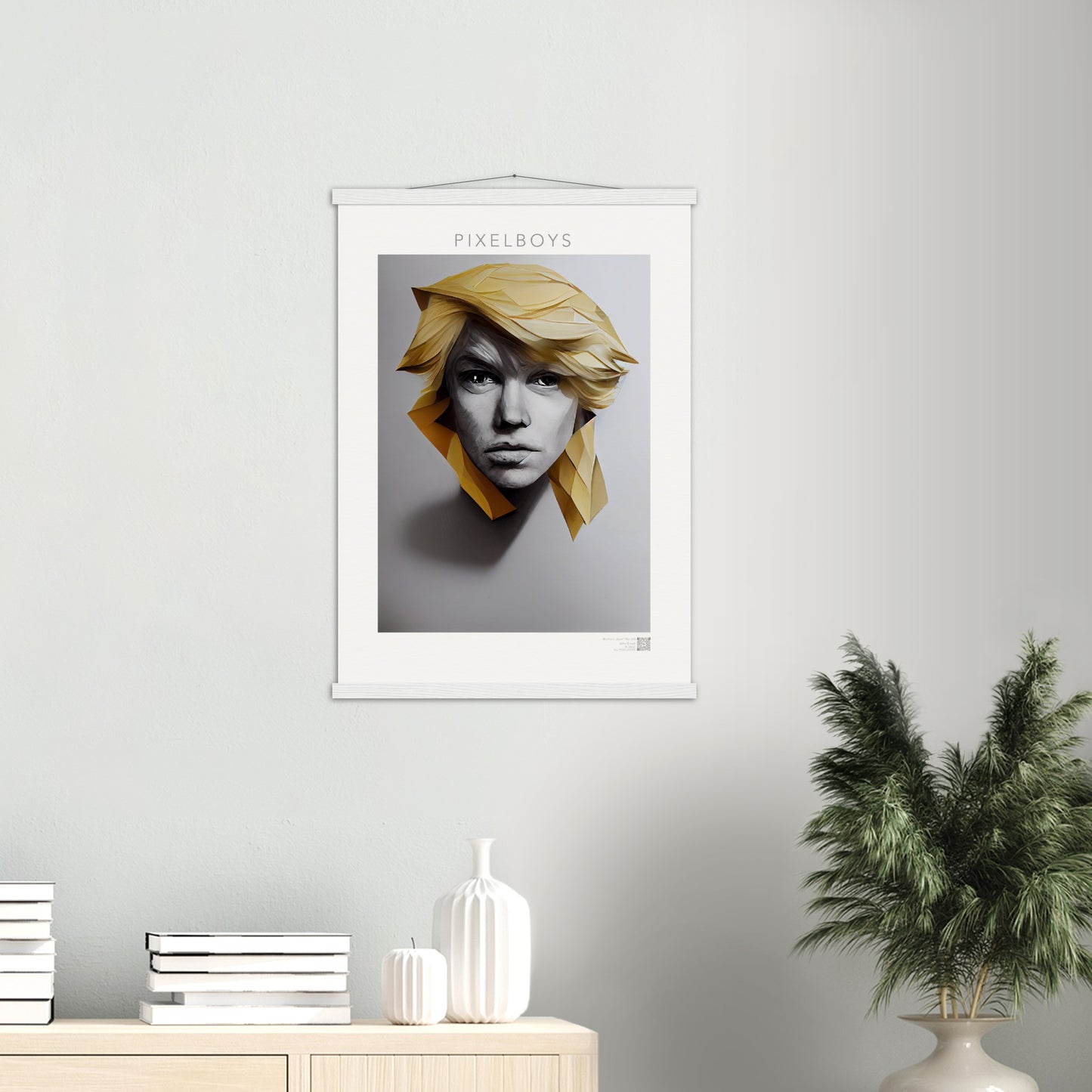 Poster mit Leisten (Holz) in Museumsqualität - Brothers "Leon" - No.3  - vintage art - Art of Brother - Fineart - Drillinge - Wandkunst - Poster with frame - Bruder Kollektion - artwork - art brand - printed cup personalized - pixelboys - Kunstdrucke - wandbilder - wall art - Kunst auf Tassen - Office Poster - Gastrotassen - Wanddekoration - Geschenkidee  - blonde brüder - big - brother - family - Geschenkidee - Acrylkunst - triplets - Geschenkidee - Office Poster - Acryldruck -