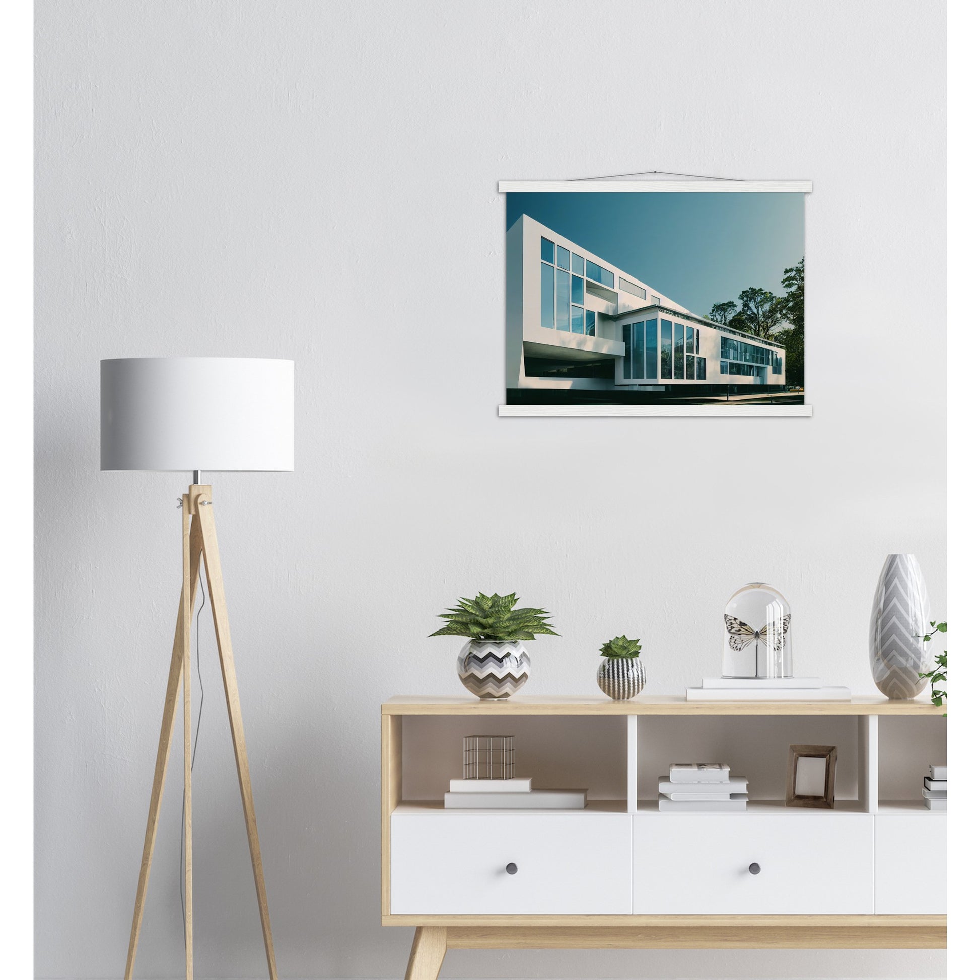  Poster mit Leisten (Holz) - Museumsqualität - Modern Architecture - Barcelona - Fineart - Wandkunst - Poster with frame - vintage architecture - future architecture spain - home castle - artwork - art brand - printed cup personalized - pixelboys - madrid - Kunstdrucke - wandbilder - wall art - Kunst auf Tassen - Office Poster - Gastrotassen - Wanddekoration - Geschenkidee - Skyline - Barcelona - city Architecture - urbanism - Katalonien -