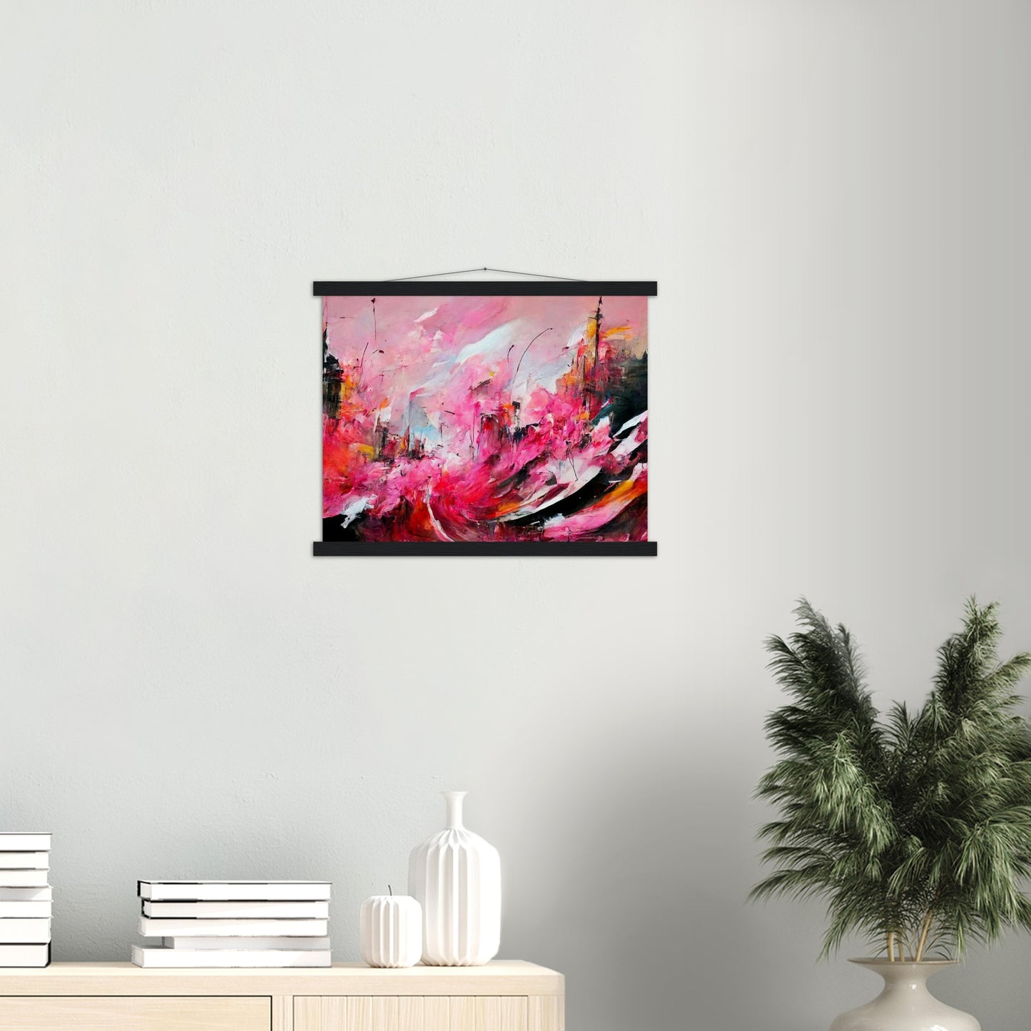 Poster mit Leisten (Holz) in Museumsqualität - Spring in Saint-Rémy - France - Frühling - France - de-Provence - Ölgemälde - Abstract -  Art de France - Posterleisten - Fineart - Posterrahmen  - Wandkunst - Holzrahmen - Poster with frame - Abstract Pink - artwork - art brand - printed cup personalized - Holzleisten - pixelboys - Kunstdrucke - wandbilder - wall art - Kunst auf Tassen  - Office Poster - Gastrotassen - Wanddekoration - Acrylkunst - Geschenkidee - Office Poster - Acryldruck - Abstrakte Kunst -