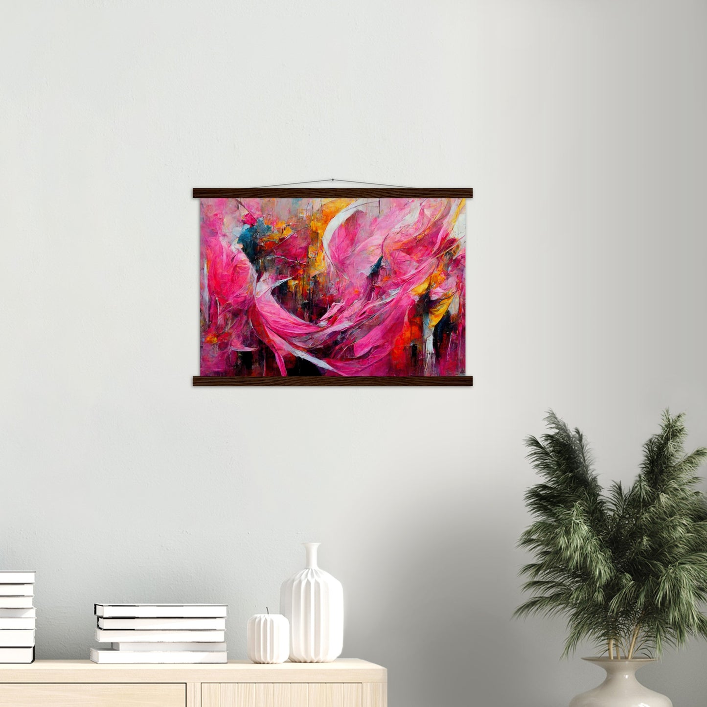 Poster mit Leisten (Holz) in Museumsqualität - Carnival in Venice - Italy - ölgemälde - Italy Abstract Art - Posterleisten - Fineart - Posterrahmen  - Wandkunst - Holzrahmen - Poster with frame - Abstract Pink - artwork - art brand - printed cup personalized - Holzleisten - pixelboys - Kunstdrucke - wandbilder - wall art - Kunst auf Tassen  - Office Poster - Gastrotassen - Wanddekoration - Acrylkunst - Geschenkidee - Office Poster - Acryldruck - Abstrakte Kunst - Pink Art -