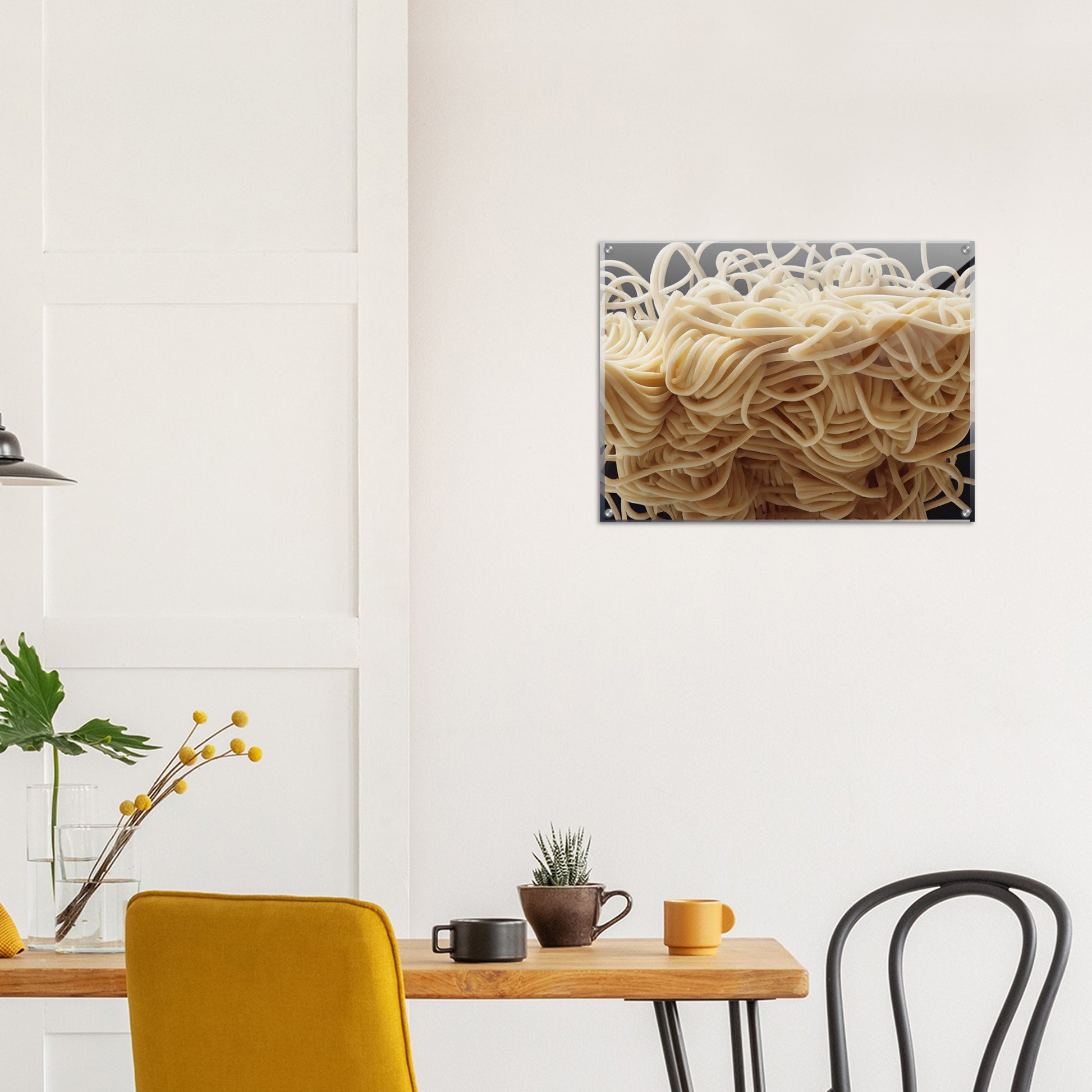 Acrylbild - in Museumsqualität - Noodle Knot - Pasta Love - Italien - China - Restaurant - Nudeln - Nudelknoten - Pasta - Teigwaren  - Wandkunst - Kunstdruck - Acryldruck - Kunstwerk - Office Poster - Poster mit Rahmen - Kaffee Tasse - Poster mit Leisten - Bedruckte Tassen - Kunst Marke - Art Brand - Kunstdrucke - Papier: 250g/qm - Künstler: Pixelboys - Office Poster - Poster with frame - Geschenkidee - Atelier Rome - Atelier Bologna - Atelier Milano -