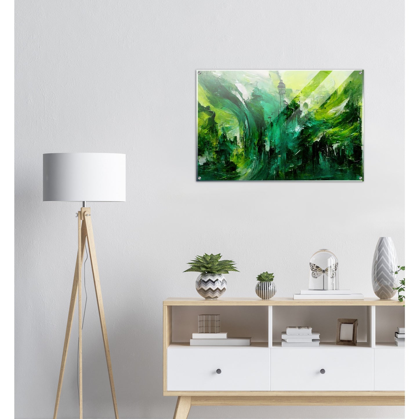 Acrylbild auf Glas - in Museumsqualität - Storm over London - „Revenge of Nature“ - Ölgemälde - Grüner Sturm - Abstract - London - Planet - Fineart - Green Sea - Wandkunst - Holzrahmen - Poster with frame - Abstract Green - artwork - art brand - printed cup personalized - Holzleisten - pixelboys - Kunstdrucke - wandbilder - wall art - Kunst auf Tassen  - Office Poster - Gastrotassen - Wanddekoration - Fineart  - Colorfull - Dynamic - Acrylkunst - Geschenkidee - Office Poster - Acryldruck - Abstrakte Kunst -