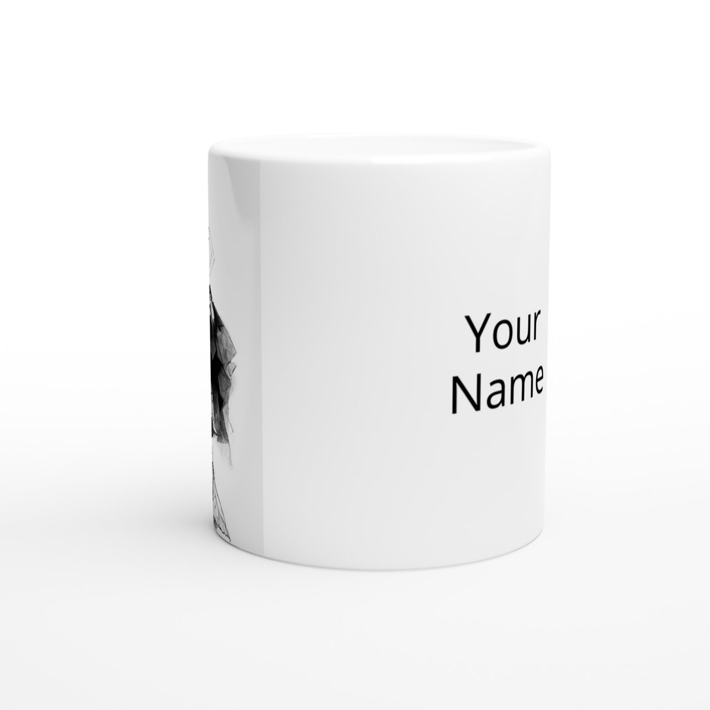 Personalisierte Tasse  - Haute Couture - No. 7 - "Rose" - Künstler: "The Unknown Artist Nb. 517" - Fine art - Bedruckte Tasse - Kunst auf Tassen - Kunstdruck - Office Poster - Wall Art - Wandkunst - Wandbild - Pixelboys - Fine Art - Frankreich - Paris