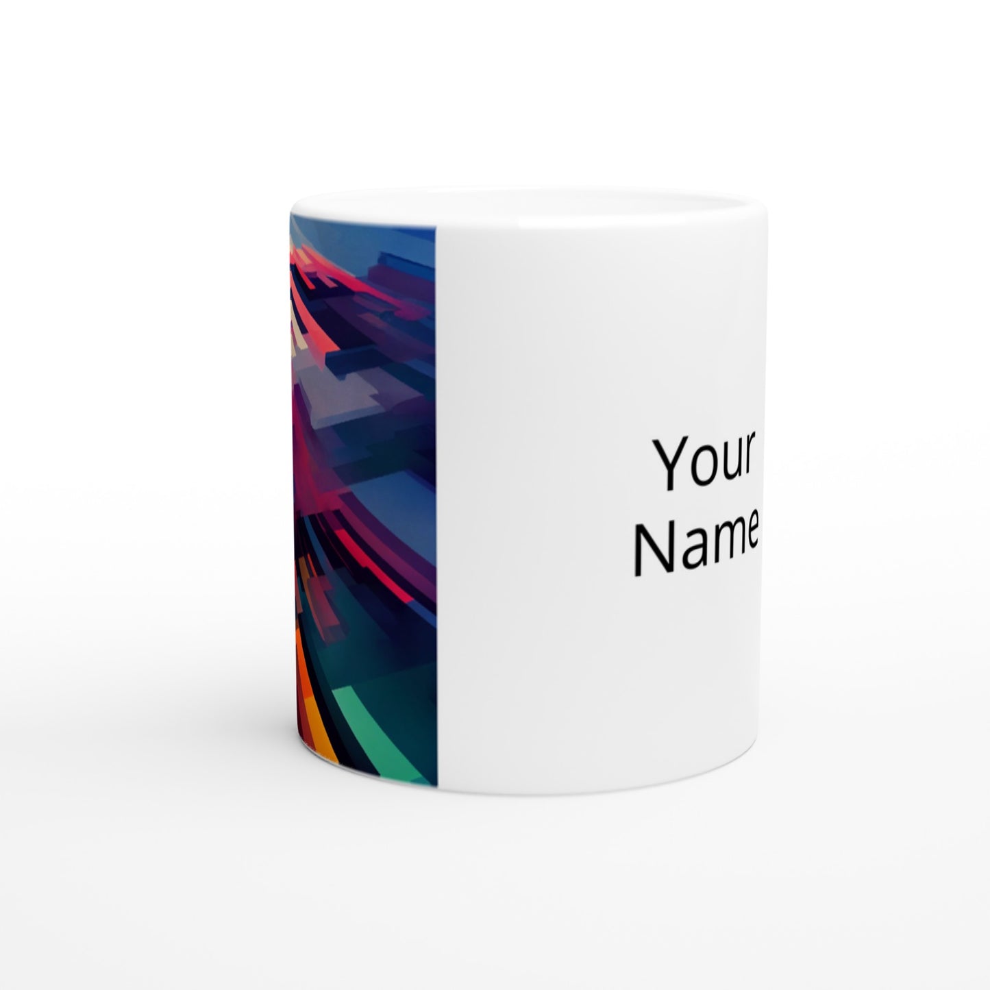 Personalisierte Tasse - Sound of silence No. 1 - Customizable Coffee Cup -  würfel - Personalized Gifts - cubus - Raum des Schweigens - Wall Art - Kunstdruck - analytischen kubismus - synthetischen Kubismus - Kugel - Pyramiden - Pablo Picasso - Juan Gris - Fernand Leger - Georges Braque - mural - Kubismus - Geschenkidee - Künstler: "John Grayst" - Atelier - Germany - Berlin - Hamburg - Colgne - France - Paris - Italy - Rom - USA - America - New York City - Los Angeles - Chicago - Madrid - Palma