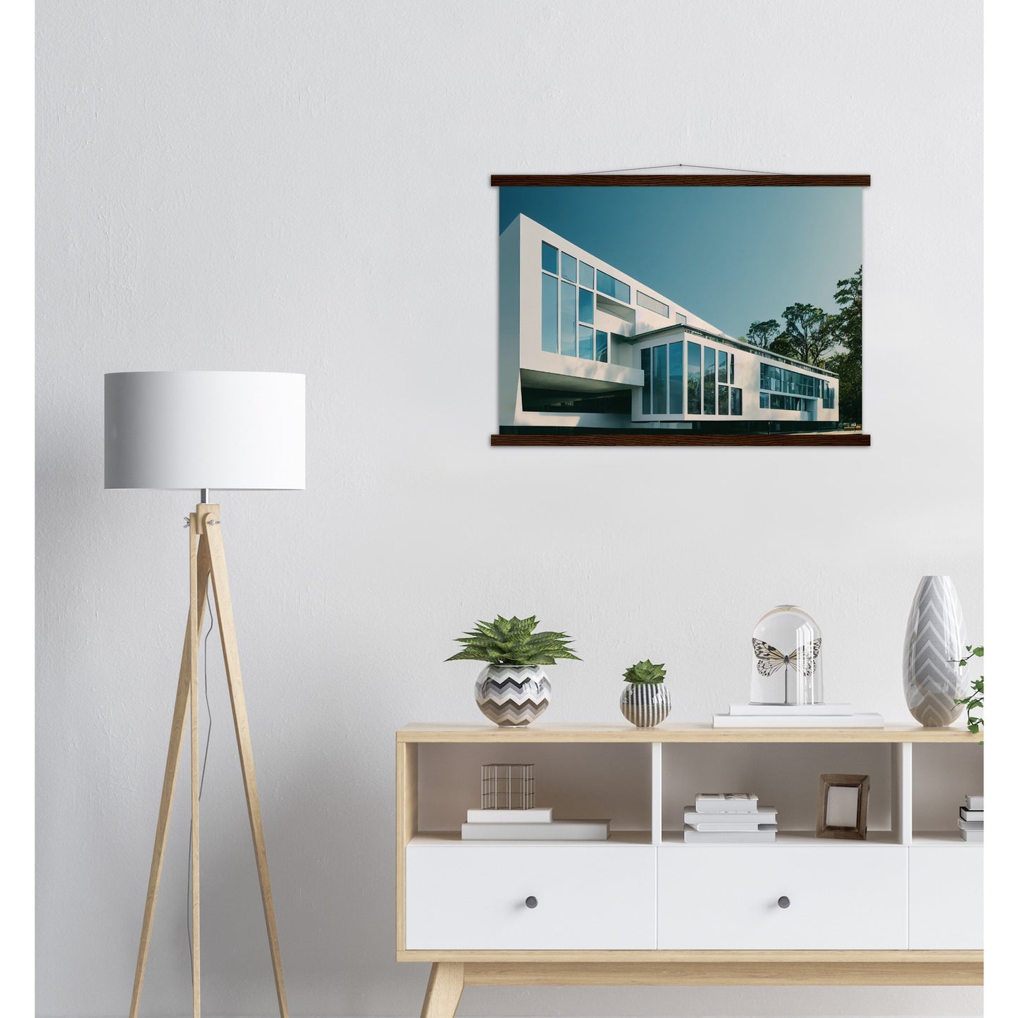  Poster mit Leisten (Holz) - Museumsqualität - Modern Architecture - Barcelona - Fineart - Wandkunst - Poster with frame - vintage architecture - future architecture spain - home castle - artwork - art brand - printed cup personalized - pixelboys - madrid - Kunstdrucke - wandbilder - wall art - Kunst auf Tassen - Office Poster - Gastrotassen - Wanddekoration - Geschenkidee - Skyline - Barcelona - city Architecture - urbanism - Katalonien -