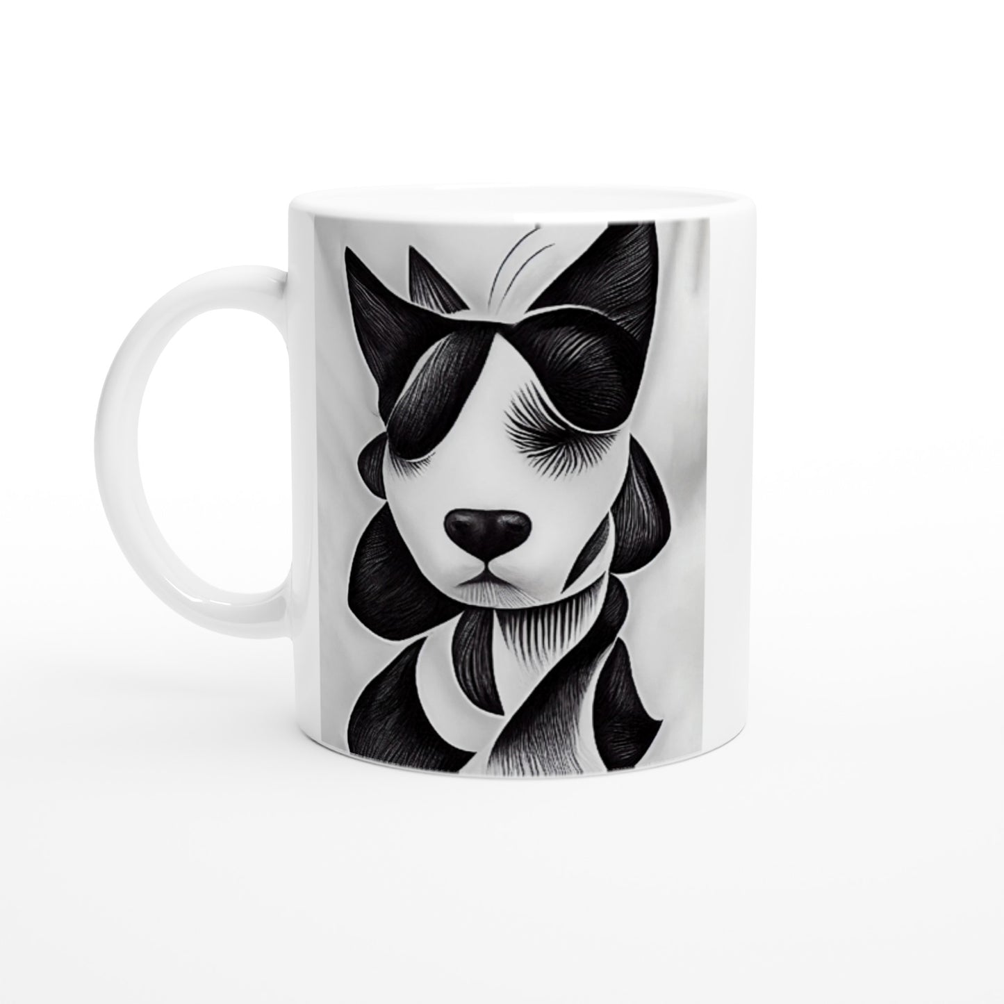 Personalisierbare Tasse - Doodle Mania "a dog named Muffin"- No.4 - personalized mug - Acryldruck - Wandbild - doodle mania art collection - wall art - Hunde - Doodle Kunst - dogs- doodle posters and art prints - Poster mit Rahmen - doodle artwork - Acrylbild - Kunstdruck - Wandbild - office Poster - Poster with frame -  Künstler: Pixelboys & The Unknown Artist Nb.517 - keith haring - Gastro Art - anti stress art - Art Brand - Kunstdruck -