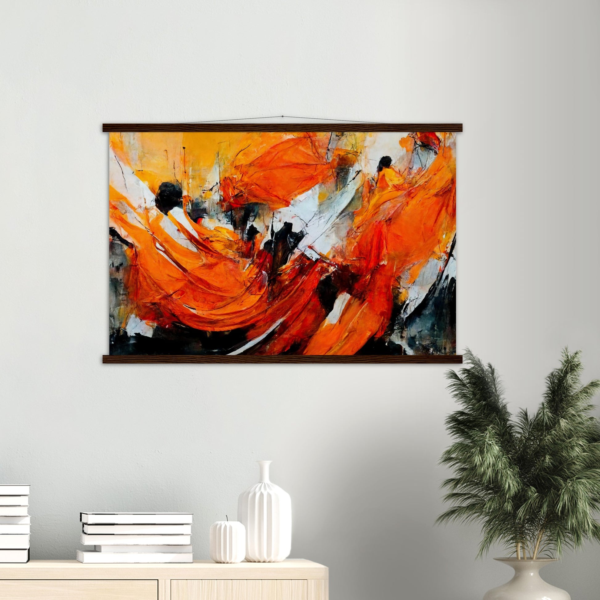 Poster mit Leisten - „Strolling in Amsterdam“ - Orange Pain - autumn - Ölgemälde - Abstract - Dutch Art - Abstract - Fineart - Herbstsonne - Wandkunst - Holzrahmen - Poster with frame - Abstract Orange - artwork - art brand - printed cup personalized - Holzleisten - pixelboys - Kunstdrucke - wandbilder - wall art - Kunst auf Tassen - Office Poster - Gastrotassen - Wanddekoration - Fineart - Posterleisten - Dynamic - Acrylkunst - Geschenkidee - Office Poster - Acryldruck - Abstrakte Kunst -