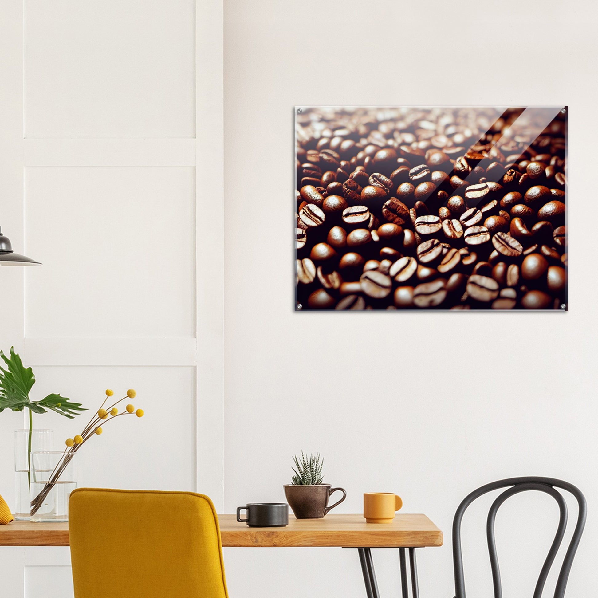 Acrylbild - in Museumsqualität - Coffee Beans - Personalisierbar - customized - Coffee Passion - Wandkunst - Kunstdruck - Acryldruck - Kunstwerk - Office Poster - Poster mit Rahmen - Kaffee Tasse - Poster mit Leisten - Bedruckte Tassen - Kunst Marke - Art Brand - Kunstdrucke - Papier: 250g/qm - Künstler: Pixelboys - Office Poster - Poster with frame - Geschenkidee - Kaffee Liebe - Coffee passion, Kaffeehaus - Coffee to go - Atelier Wien - Atelier Austria - Atelier USA -