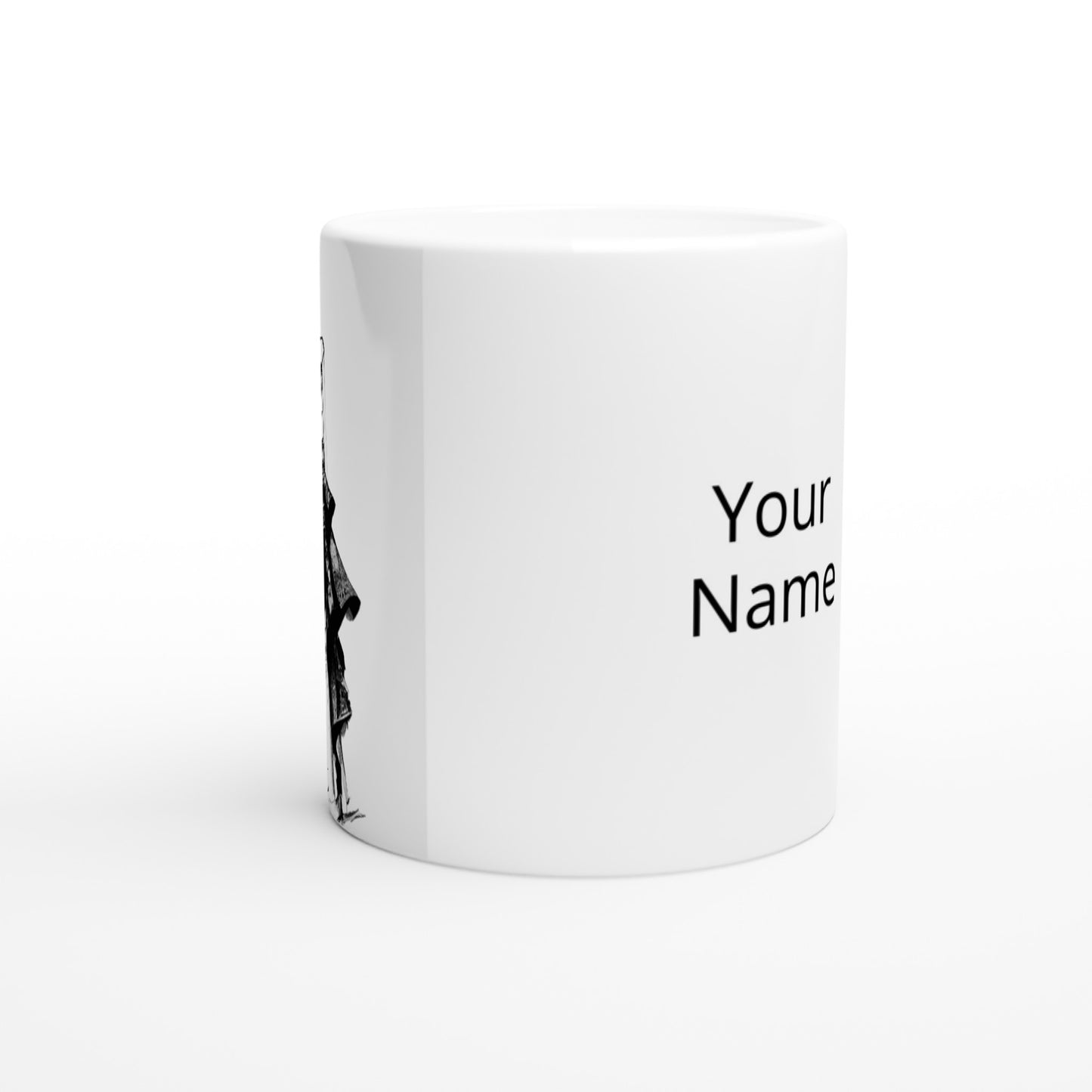 Personalisierte Tasse  - Haute Couture - No. 6 - "Lina" - Künstler: "The Unknown Artist Nb. 517" - Fine art - Bedruckte Tasse - Kunst auf Tassen - Kunstdruck - Office Poster - Wall Art - Wandkunst - Wandbild - Pixelboys - Fine Art - Frankreich - Paris