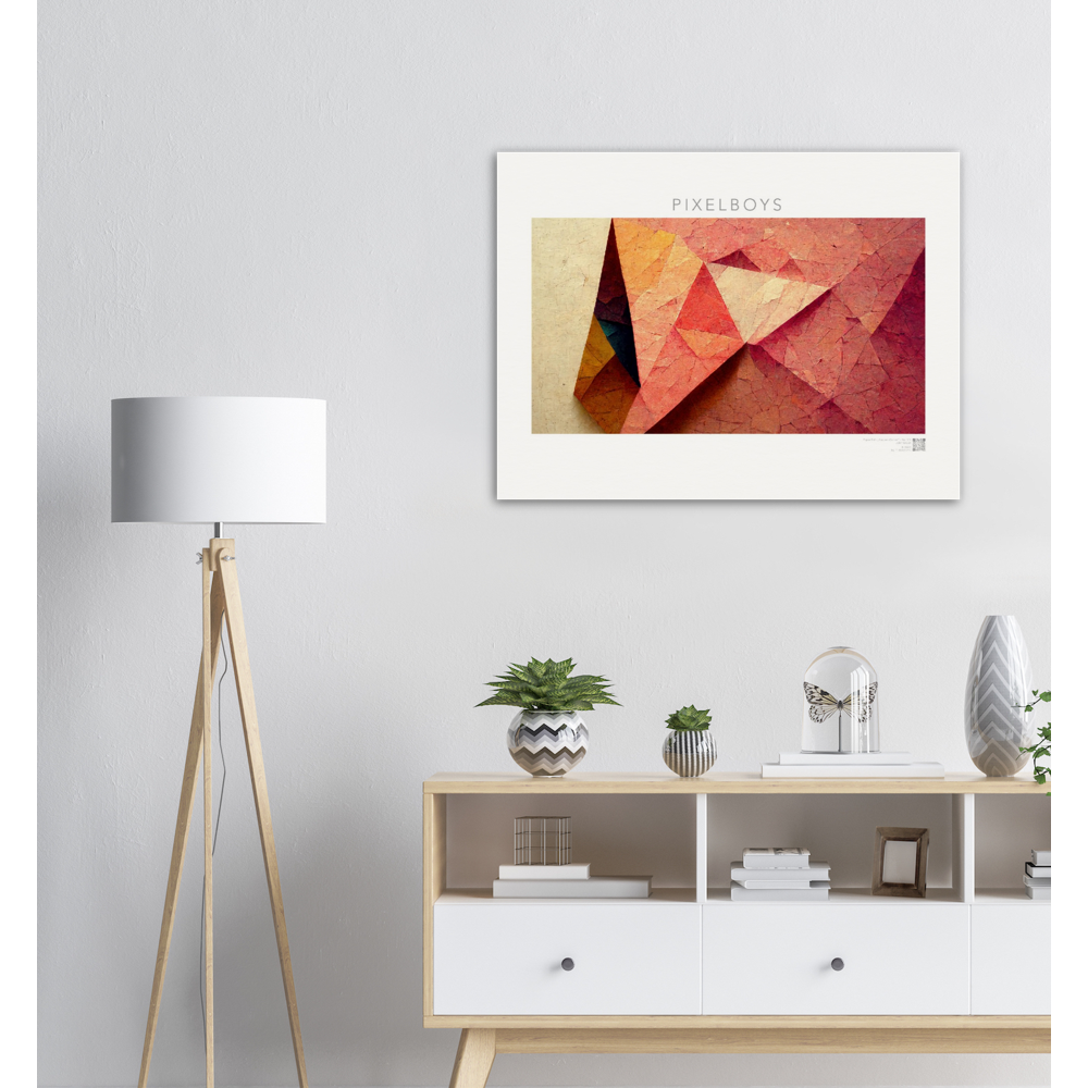 Poster - Paper Fall-No. 2: "Autumn Corner" - "Herbst Ecke"