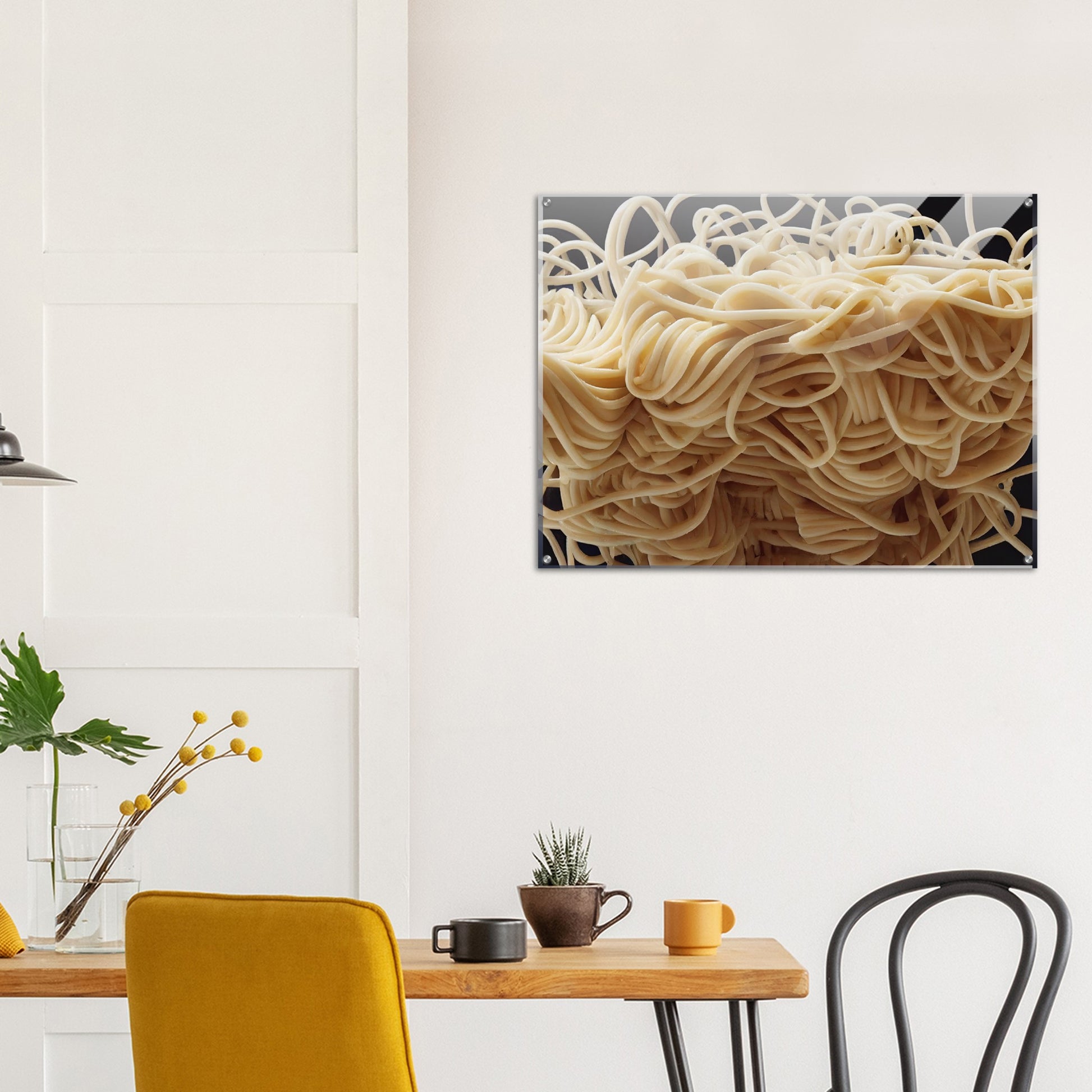 Acrylbild - in Museumsqualität - Noodle Knot - Pasta Love - Italien - China - Restaurant - Nudeln - Nudelknoten - Pasta - Teigwaren  - Wandkunst - Kunstdruck - Acryldruck - Kunstwerk - Office Poster - Poster mit Rahmen - Kaffee Tasse - Poster mit Leisten - Bedruckte Tassen - Kunst Marke - Art Brand - Kunstdrucke - Papier: 250g/qm - Künstler: Pixelboys - Office Poster - Poster with frame - Geschenkidee - Atelier Rome - Atelier Bologna - Atelier Milano -