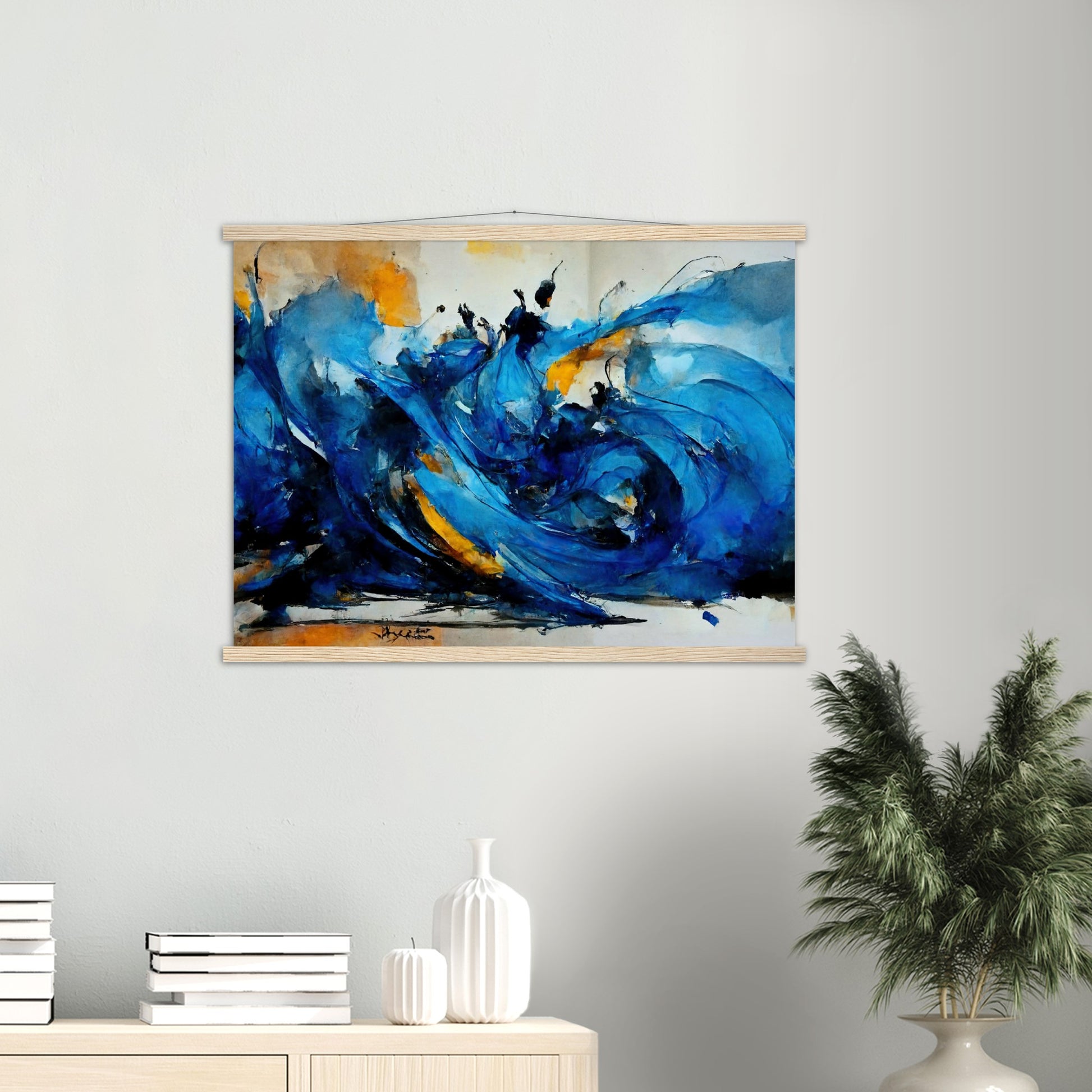 Poster mit Leisten (Holz) in Museumsqualität - Dancing Dervish - Art of Islam - Fineart - Dancing - Wandkunst - Poster with frame - Abstract Blue Kollektion - artwork - art brand - printed cup personalized - pixelboys - Kunstdrucke - wandbilder - wall art - Kunst auf Tassen - vintage art - Office Poster - Gastrotassen - Wanddekoration - Geschenkidee  - Sufis Dance - Derwisch - Sufismus - Geschenkidee - Acrylkunst - Weisheit - Geschenkidee - Office Poster - Acryldruck -