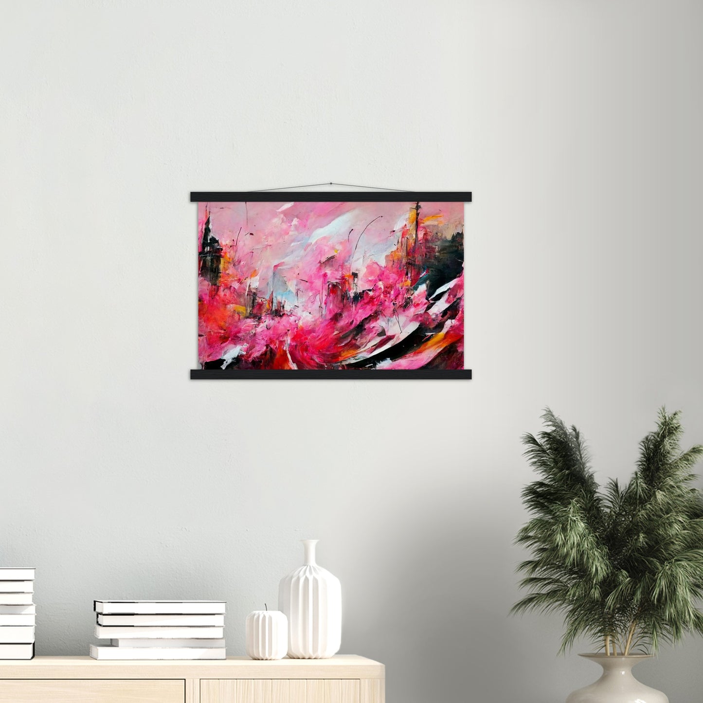 Poster mit Leisten (Holz) in Museumsqualität - Spring in Saint-Rémy - France - Frühling - France - de-Provence - Ölgemälde - Abstract -  Art de France - Posterleisten - Fineart - Posterrahmen  - Wandkunst - Holzrahmen - Poster with frame - Abstract Pink - artwork - art brand - printed cup personalized - Holzleisten - pixelboys - Kunstdrucke - wandbilder - wall art - Kunst auf Tassen  - Office Poster - Gastrotassen - Wanddekoration - Acrylkunst - Geschenkidee - Office Poster - Acryldruck - Abstrakte Kunst -