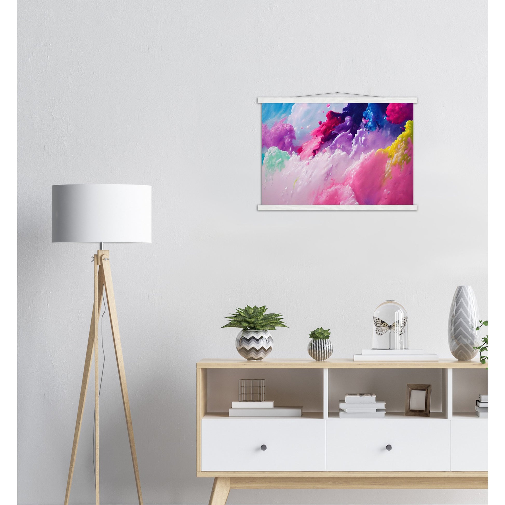 Poster mit Holzleisten - in Museumsqualität - Candy floss - Süßigkeiten - Kindheit - Cubism - Holzleisten - Fineart - Zuckerwatte - Wandkunst - Poster with frame - Abstract Kollektion - artwork - art brand - printed cup personalized - pixelboys - Kunstdrucke - wandbilder - wall art - Kunst auf Tassen - vintage art - Office Poster - Gastrotassen - Wanddekoration - Geschenkidee  - Cabdyland - Icecream - Geschenkidee - Acrylkunst - Geschenkidee - Office Poster - Acryldruck - Abstrakte Kunst