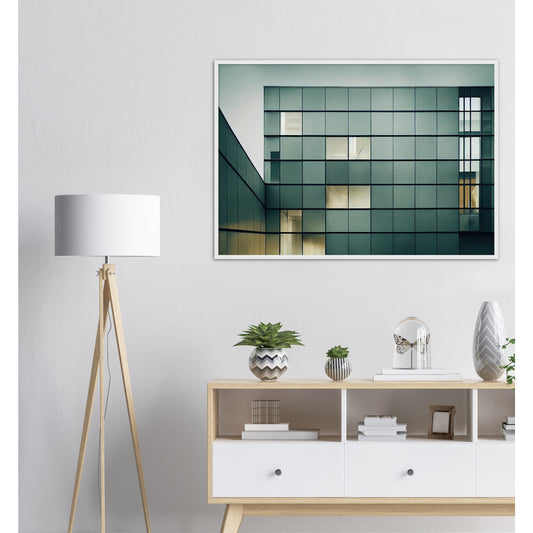 Poster mit Rahmen (Holz) - in Museumsqualität - Modern Architecture - Moscow - Art of Russia - Fineart - Wandkunst - Poster with frame - vintage architecture - moscow future architecture  - Red place - artwork - art brand - printed cup personalized - pixelboys - moscow - Kunstdrucke - wandbilder - wall art - Kunst auf Tassen - Office Poster - Gastrotassen - Wanddekoration - Geschenkidee - Skyline - Russia - city Architecture - urbanism - Geschenkidee - Moscow Metro  -