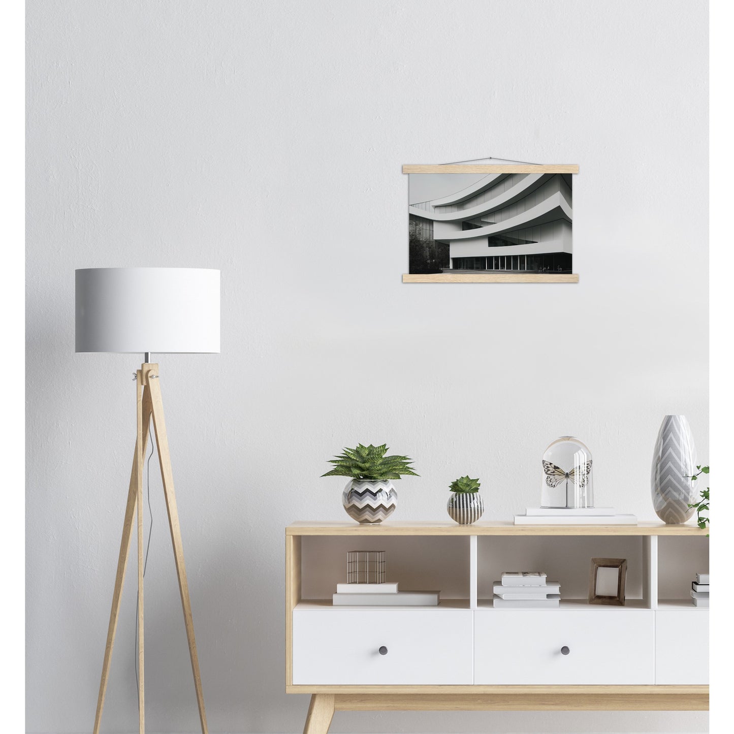 Poster mit Leisten (Holz) - Modern Architecture - Tokyo - Art Design - Fineart - Wandkunst - Poster with frame - vintage architecture - future architecture Japan - home castle - artwork - art brand - printed cup personalized - pixelboys - japan - Kunstdrucke - wandbilder - wall art - Kunst auf Tassen - Office Poster - Gastrotassen - Wanddekoration - Geschenkidee - Skyline - Tokio - city Architecture - urbanism - Geschenkidee - 東京 Tōkyō