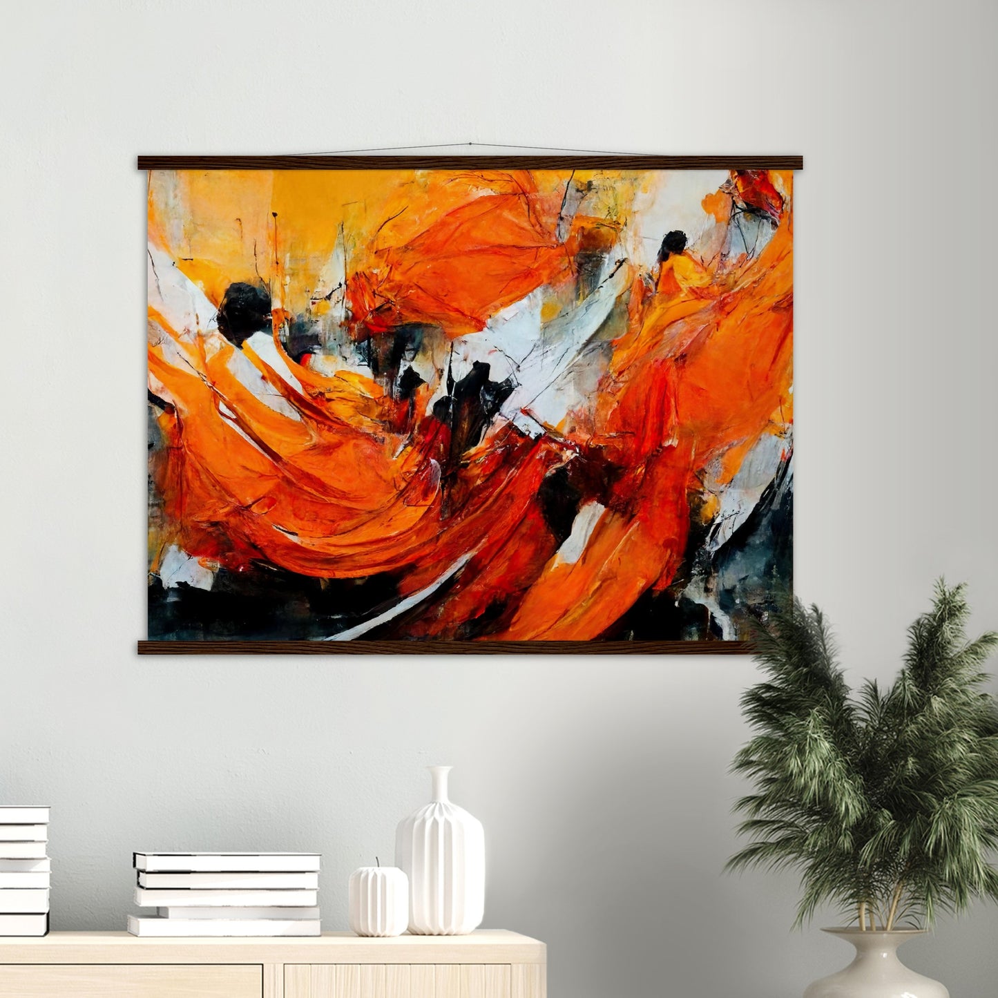 Poster mit Leisten - „Strolling in Amsterdam“ - Orange Pain - autumn - Ölgemälde - Abstract - Dutch Art - Abstract - Fineart - Herbstsonne - Wandkunst - Holzrahmen - Poster with frame - Abstract Orange - artwork - art brand - printed cup personalized - Holzleisten - pixelboys - Kunstdrucke - wandbilder - wall art - Kunst auf Tassen - Office Poster - Gastrotassen - Wanddekoration - Fineart - Posterleisten - Dynamic - Acrylkunst - Geschenkidee - Office Poster - Acryldruck - Abstrakte Kunst -