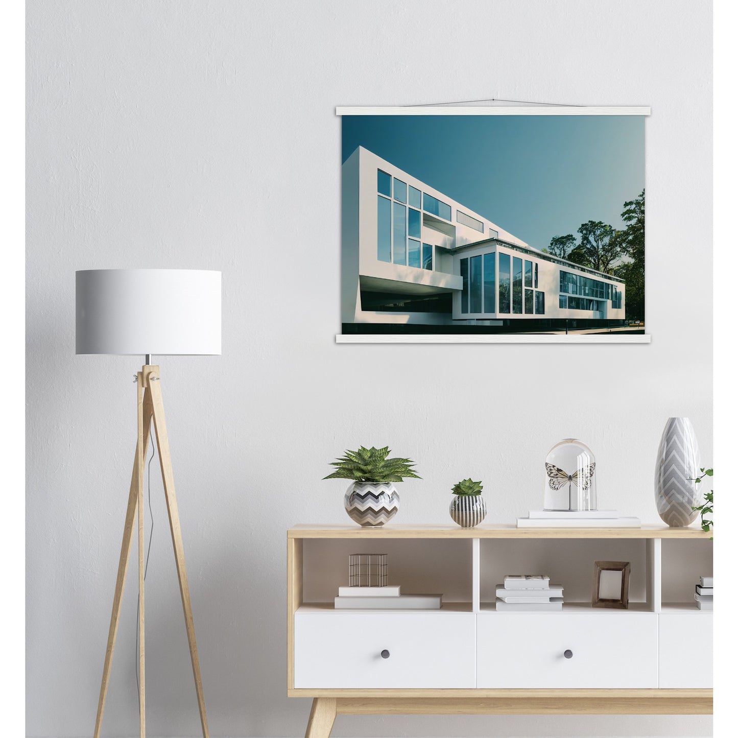  Poster mit Leisten (Holz) - Museumsqualität - Modern Architecture - Barcelona - Fineart - Wandkunst - Poster with frame - vintage architecture - future architecture spain - home castle - artwork - art brand - printed cup personalized - pixelboys - madrid - Kunstdrucke - wandbilder - wall art - Kunst auf Tassen - Office Poster - Gastrotassen - Wanddekoration - Geschenkidee - Skyline - Barcelona - city Architecture - urbanism - Katalonien -