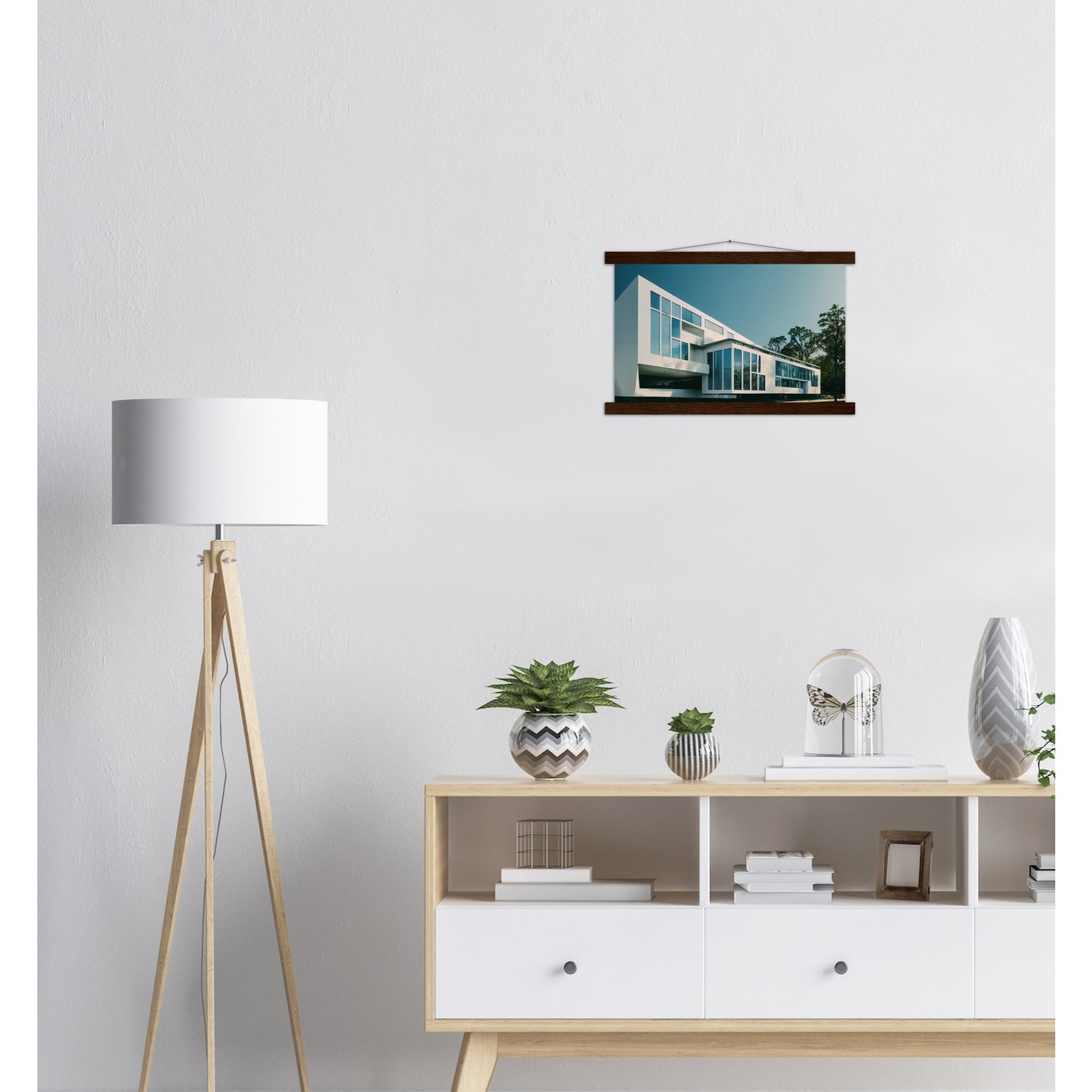  Poster mit Leisten (Holz) - Museumsqualität - Modern Architecture - Barcelona - Fineart - Wandkunst - Poster with frame - vintage architecture - future architecture spain - home castle - artwork - art brand - printed cup personalized - pixelboys - madrid - Kunstdrucke - wandbilder - wall art - Kunst auf Tassen - Office Poster - Gastrotassen - Wanddekoration - Geschenkidee - Skyline - Barcelona - city Architecture - urbanism - Katalonien -